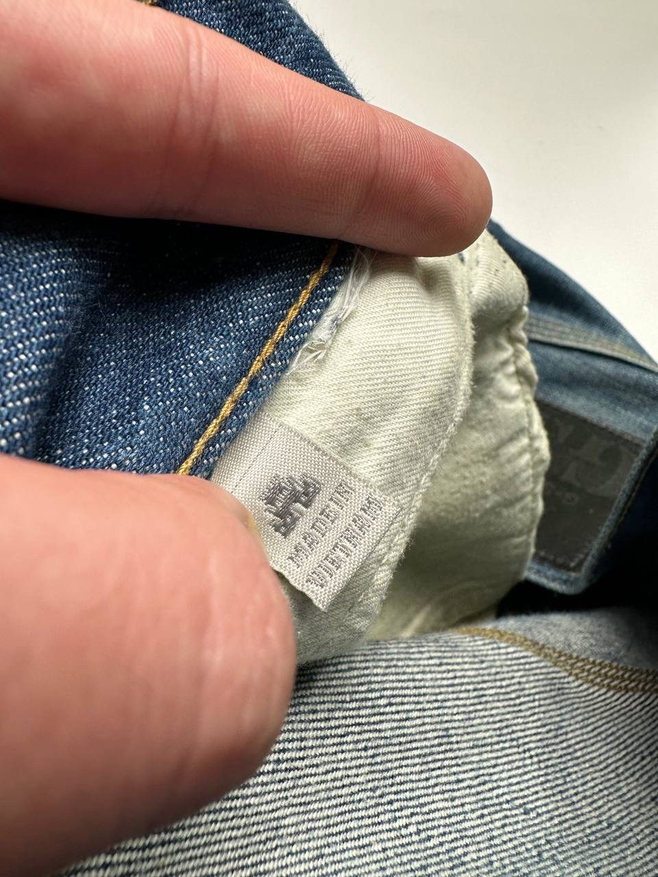 G-Star Vintage 00s G Star Raw Denim Distressed Wide Jean Size 32 Size US 32 / EU 48 - 4 Thumbnail