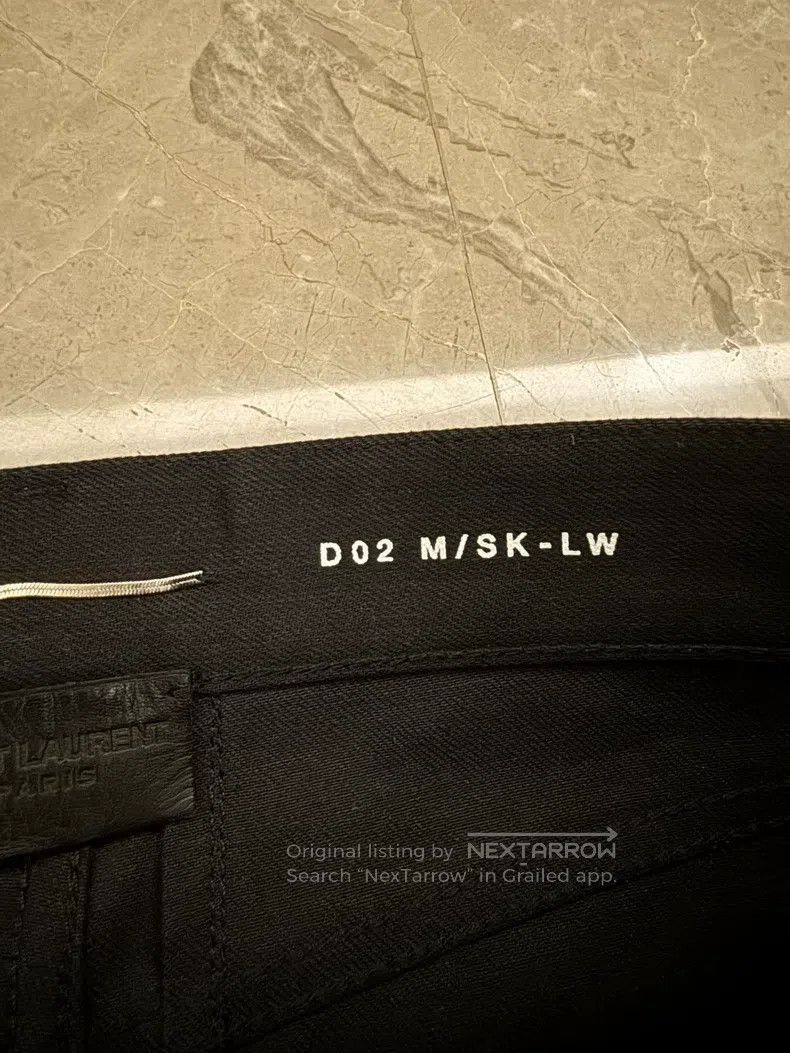 Saint Laurent Paris Saint Laurent Paris Western Black Denim Jeans Size US 28 / EU 44 - 5 Thumbnail