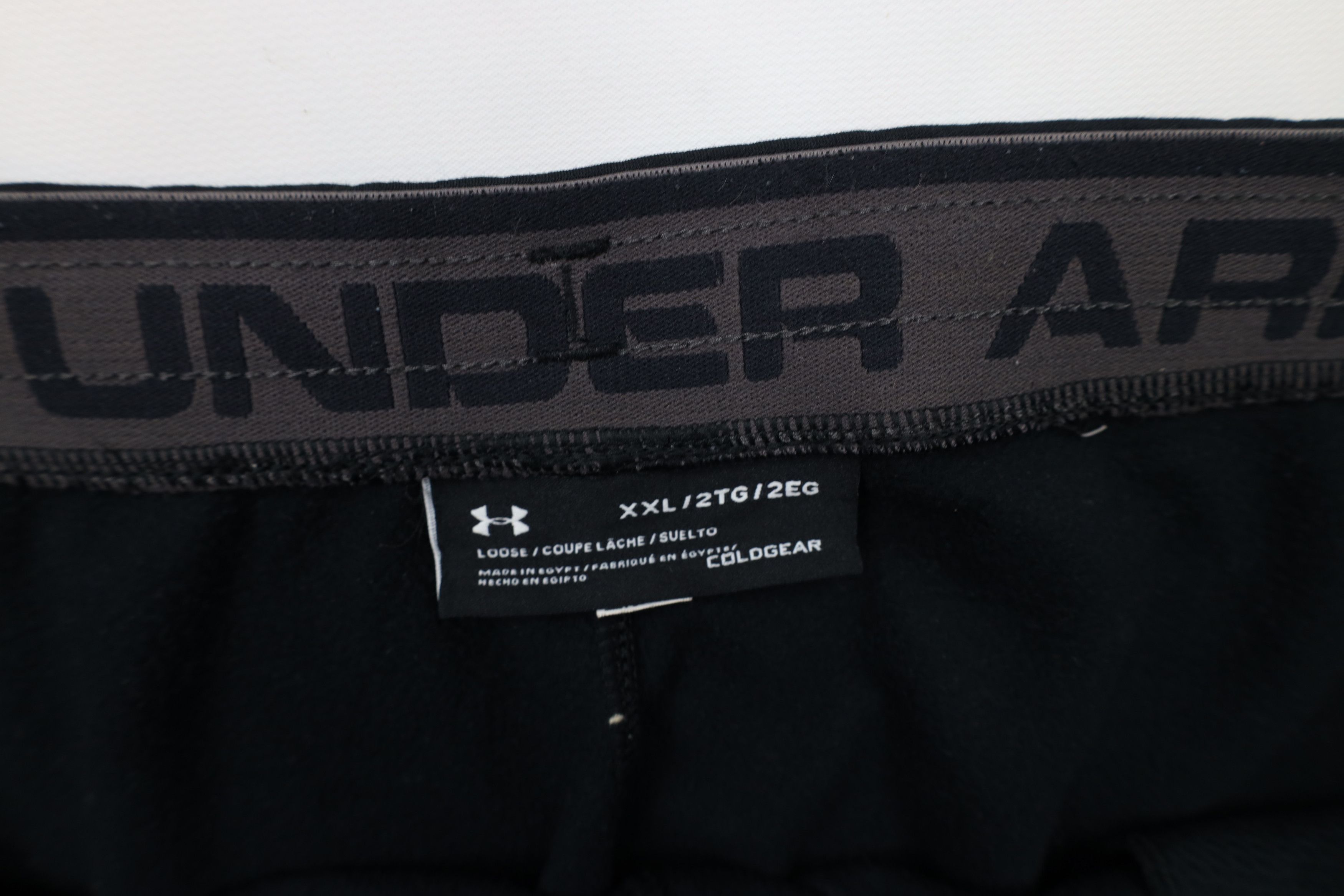 Under Armour × Vintage Y2K Under Armour Loose Fit Wide Leg Sweatpants Black Size US 40 / EU 56 - 7 Thumbnail