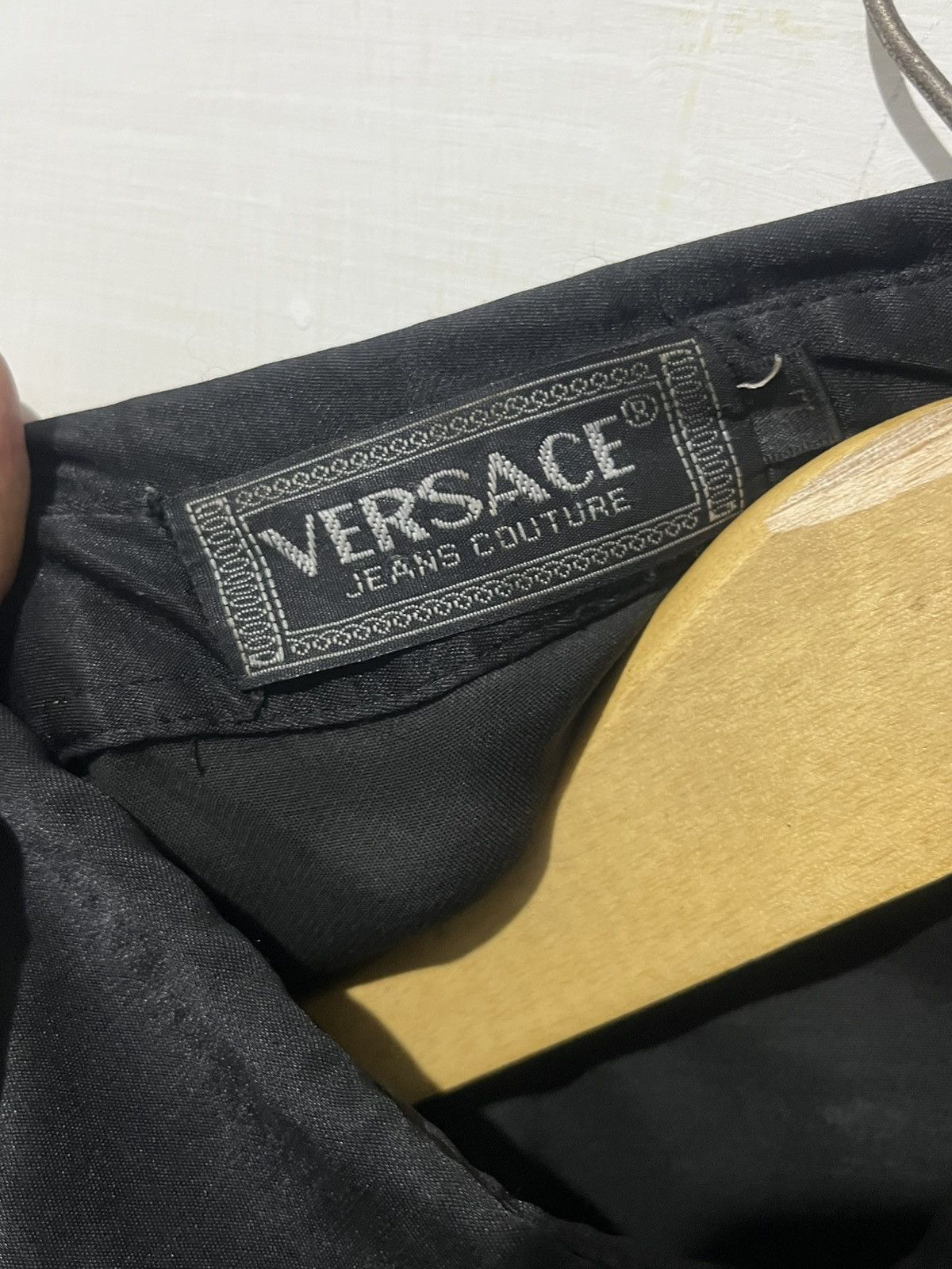 Versace Jeans Couture Versace Jeans Couture Vintage Black Shirt Silver Medusa Head Size US M / EU 48-50 / 2 - 4 Thumbnail
