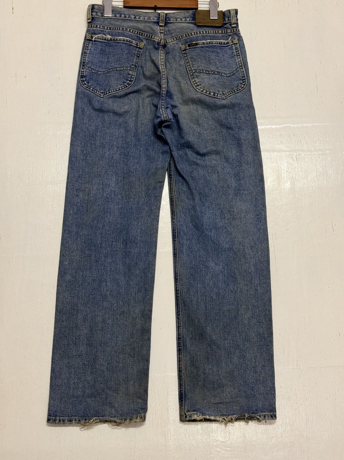 Lee × Vintage Vintage Lee Denim Sunfaded Size US 33 - 3 Thumbnail
