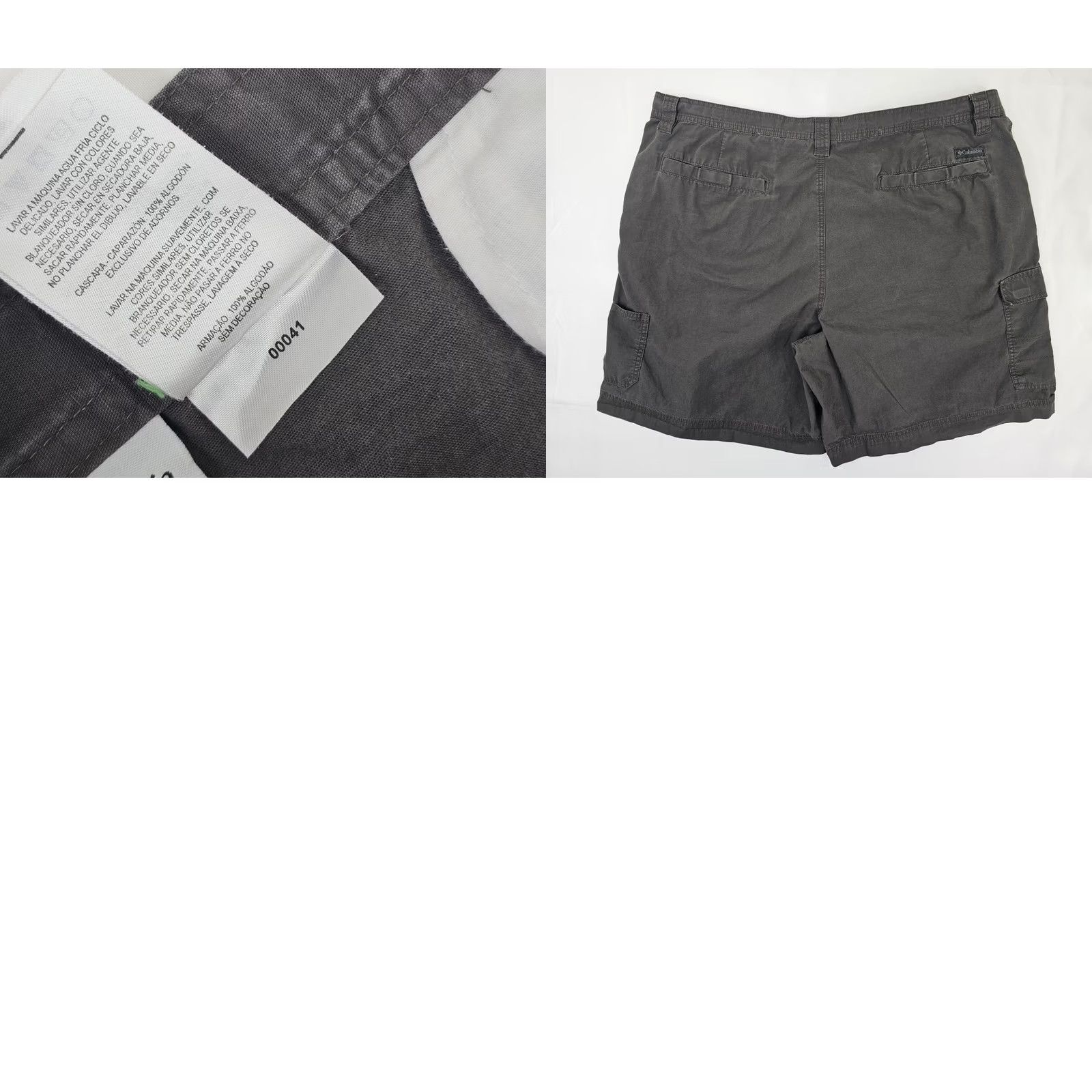 Vintage Columbia Cargo Shorts Mens 44 Gray Cotton Twill Hiking Fishing Outdoor 8.5 Inseam Vest? Size US 44 / EU 60 - 8 Thumbnail