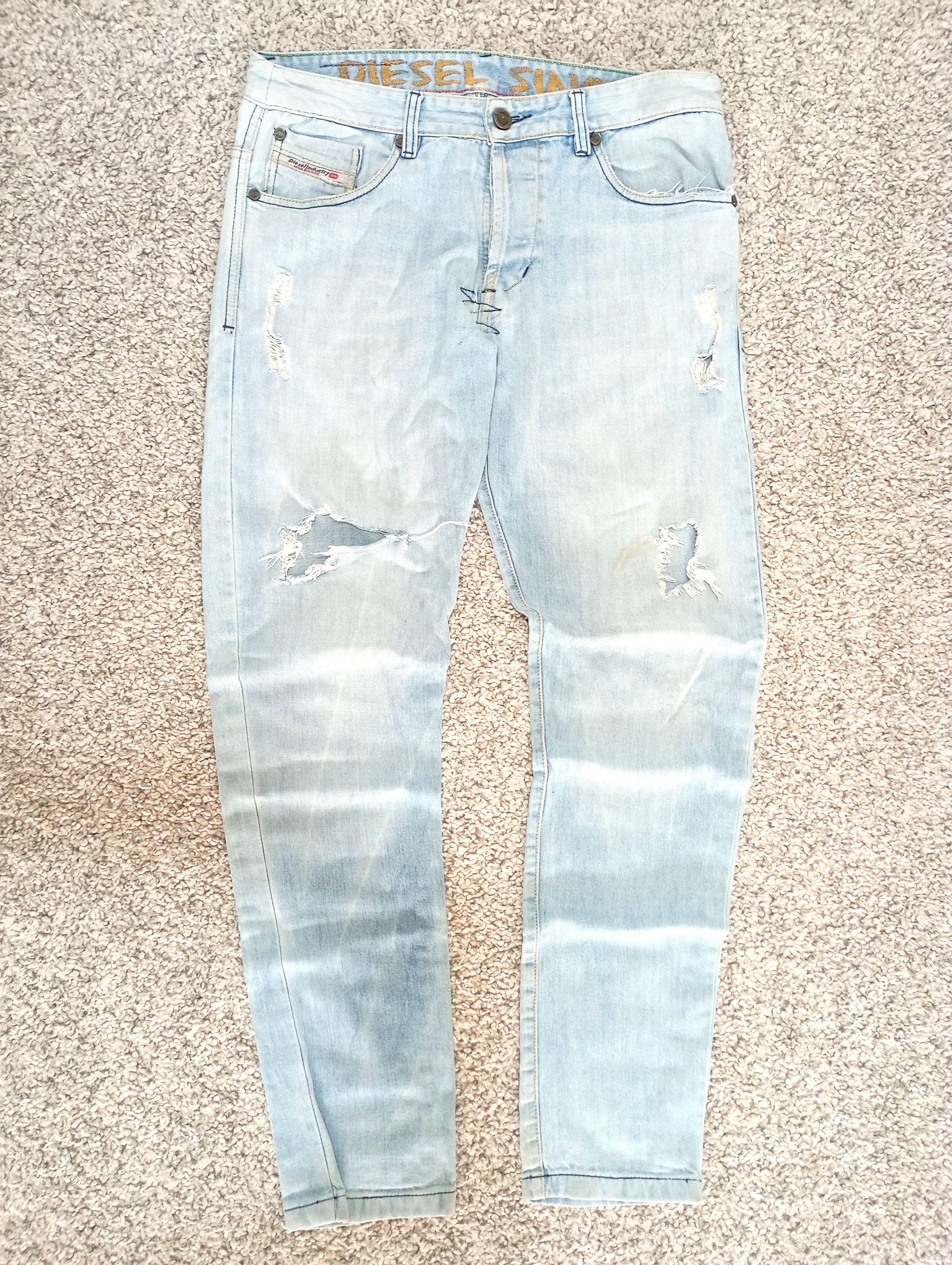 Diesel × Vintage Diesel Distressed Faded Vintage Denim Jean Pants Size US 34 / EU 50 - 1 Thumbnail