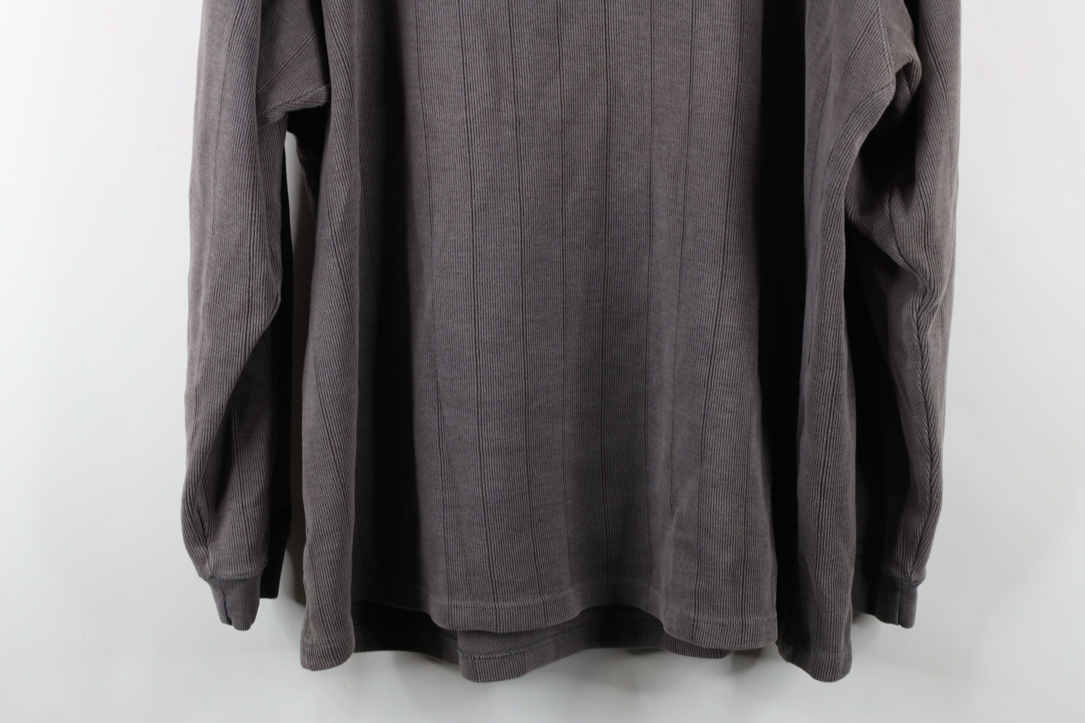 Columbia × Vintage Vintage 90s Columbia Heavyweight Ribbed Knit Sweater Gray Size US XXL / EU 58 / 5 - 9 Thumbnail
