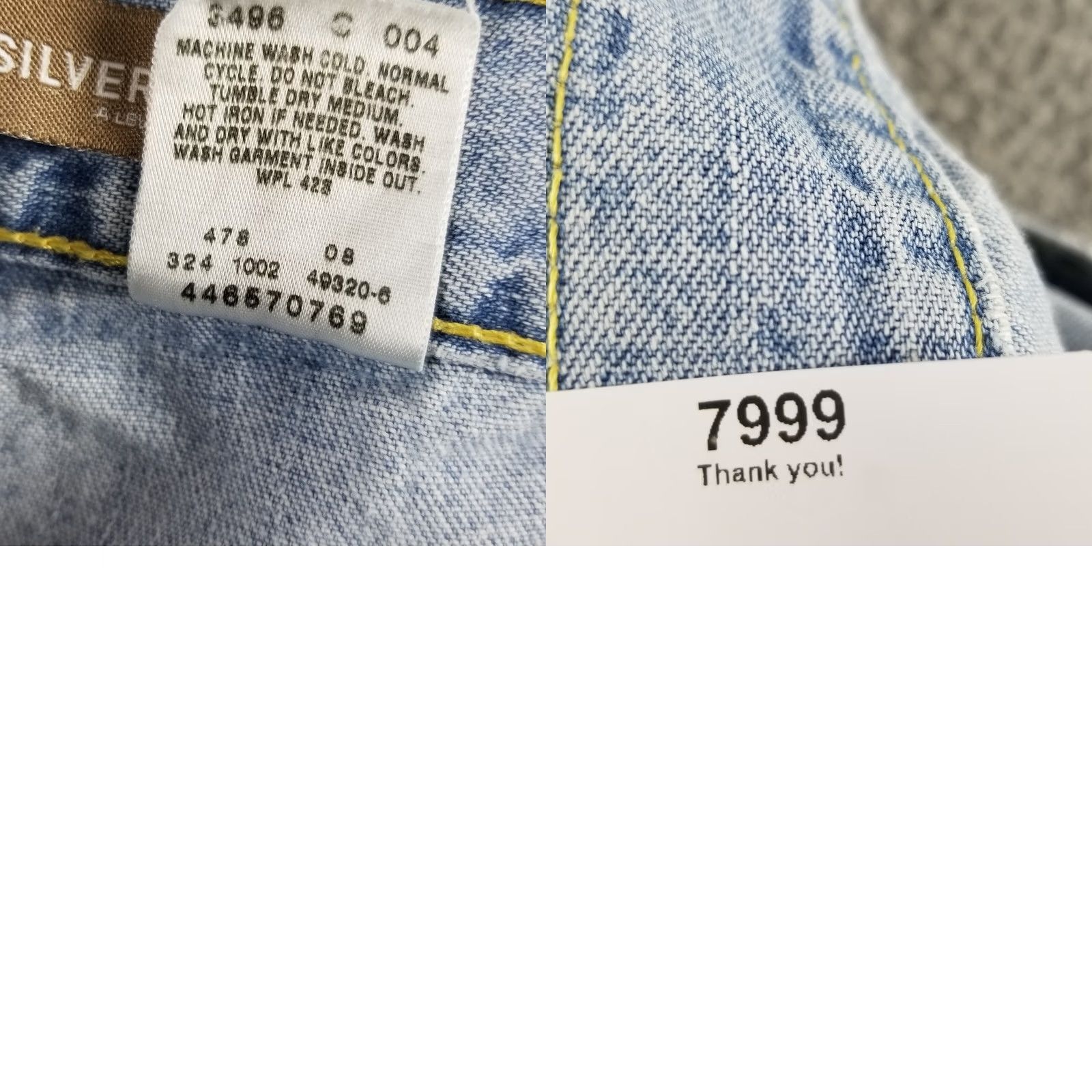 Levi's Levi's VTG Silvertab Carpenter Jeans 38x30 Blue 5-Pocket Baggy Wide Leg Relaxed Mens Jeans Size US 38 / EU 54 - 9 Thumbnail