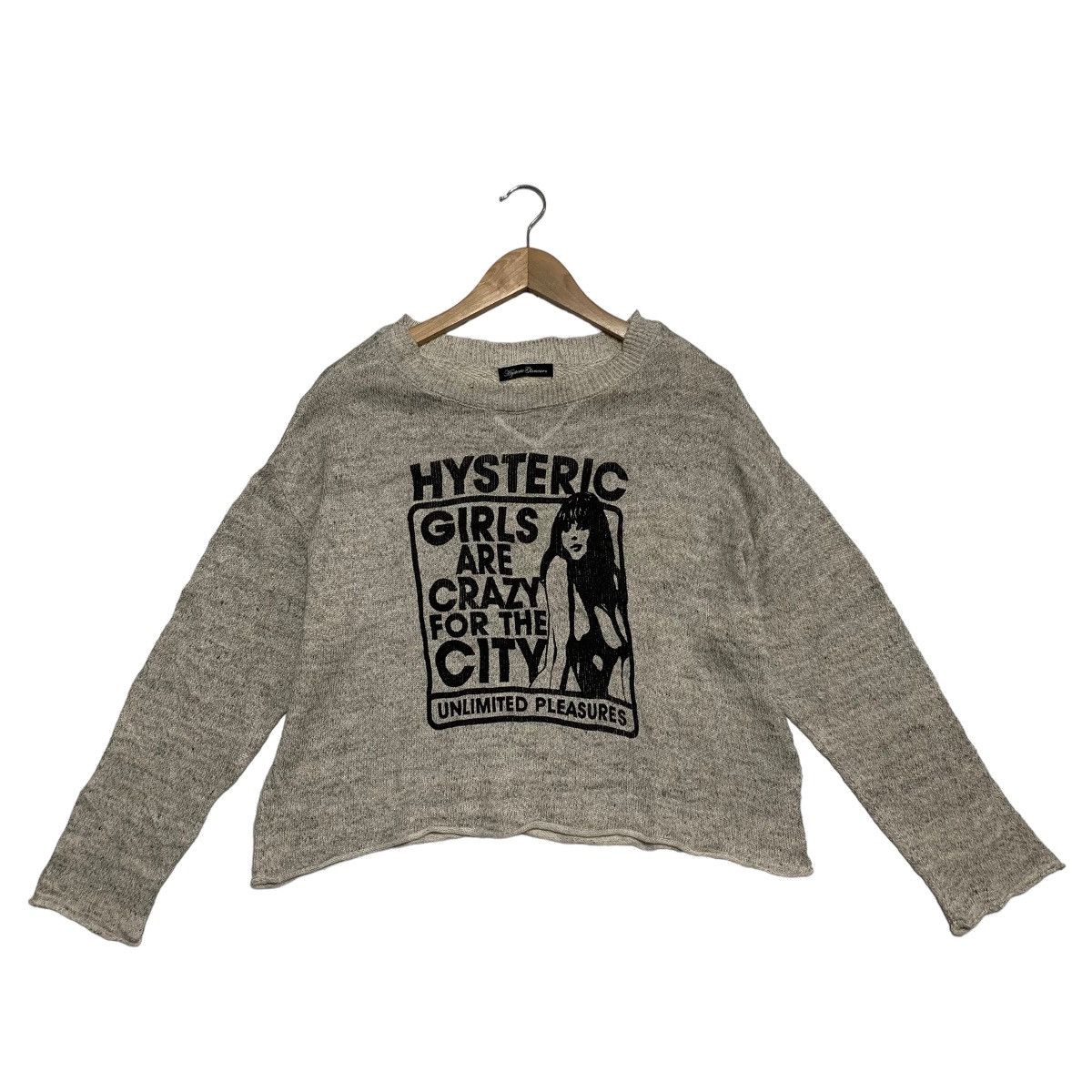 Hysteric Glamour Big Print Knitwear Sweater