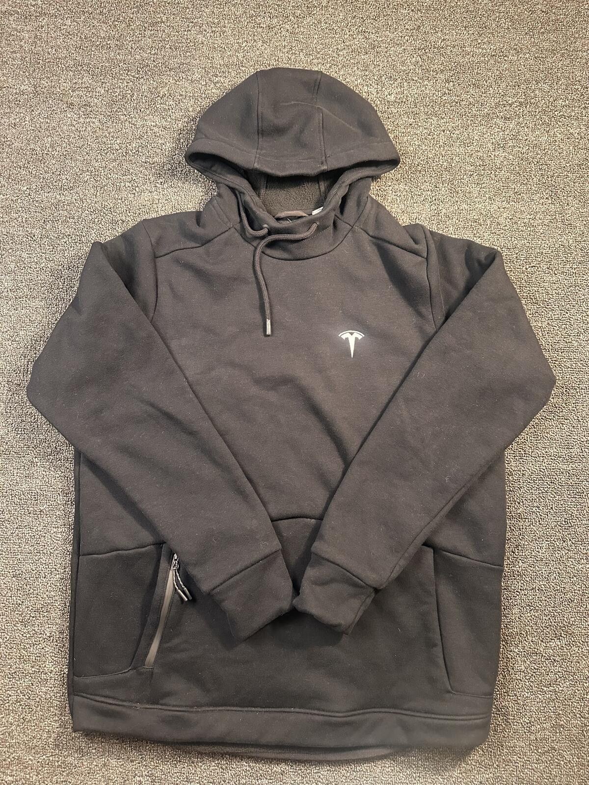 Tekla Tesla Black Hoodie with Zippered Pocket Size US M / EU 48-50 / 2 - 1 Thumbnail