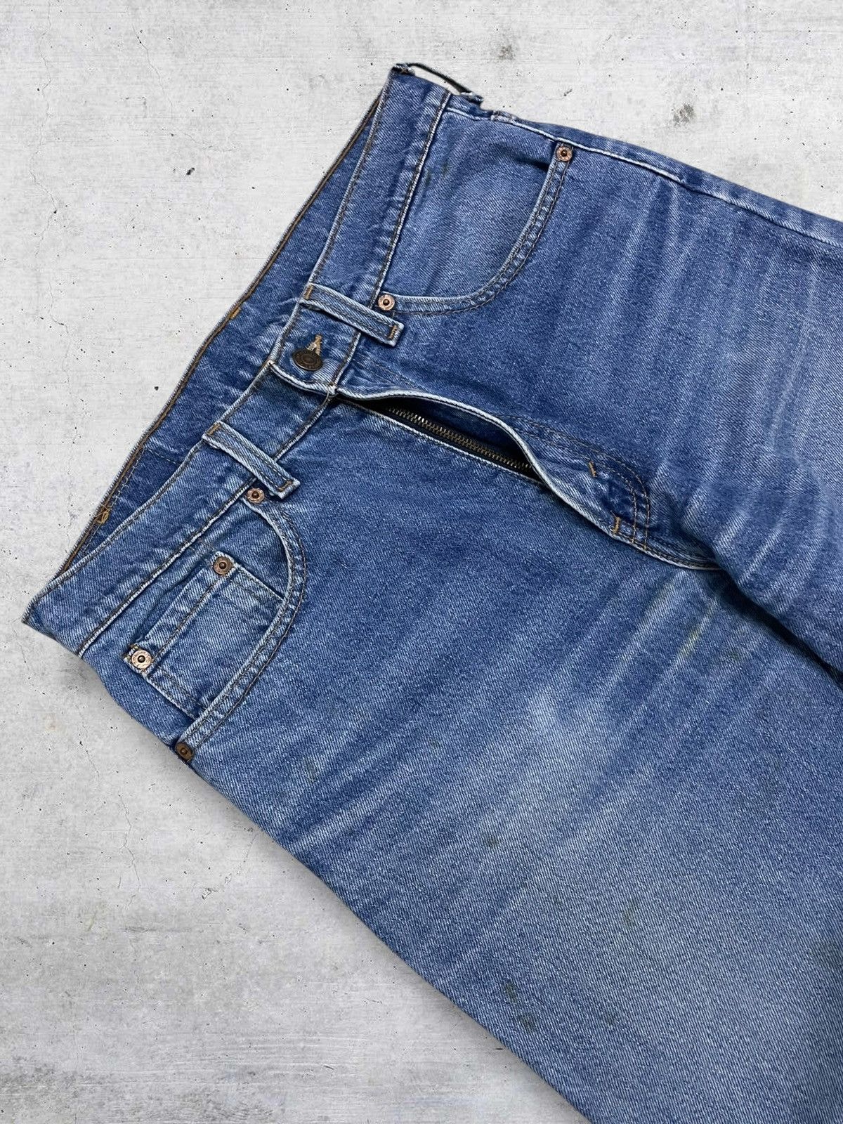 Levi's Vintage Clothing VINTAGE LEVIS 515 90S DESIGNER DIRT WASHED GRUNGE DENIM Size US 30 / EU 46 - 8 Thumbnail