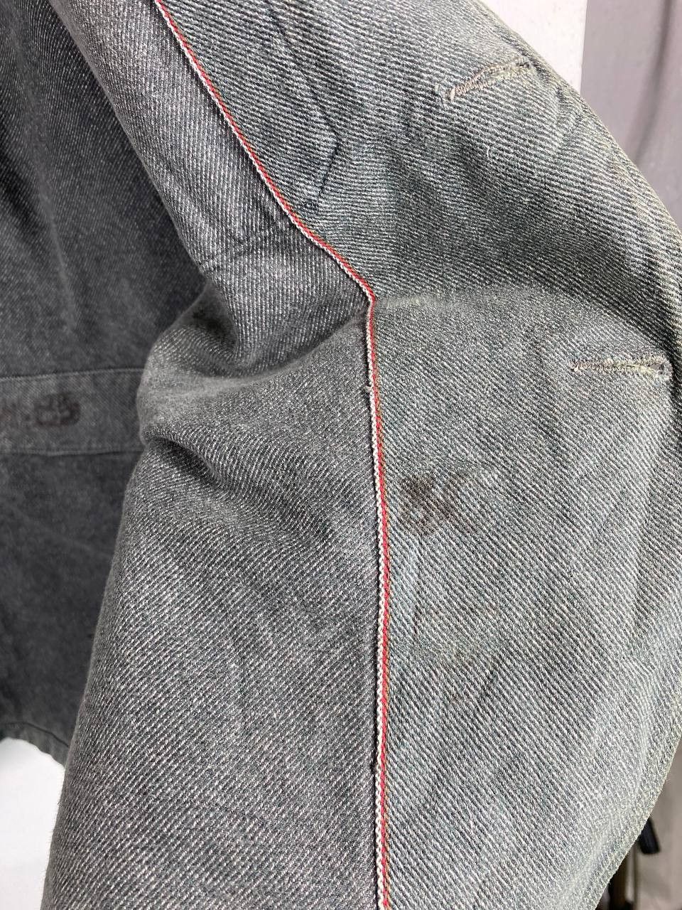Vintage vintage military denim jacket selvedge nice design Size US L / EU 52-54 / 3 - 9 Thumbnail