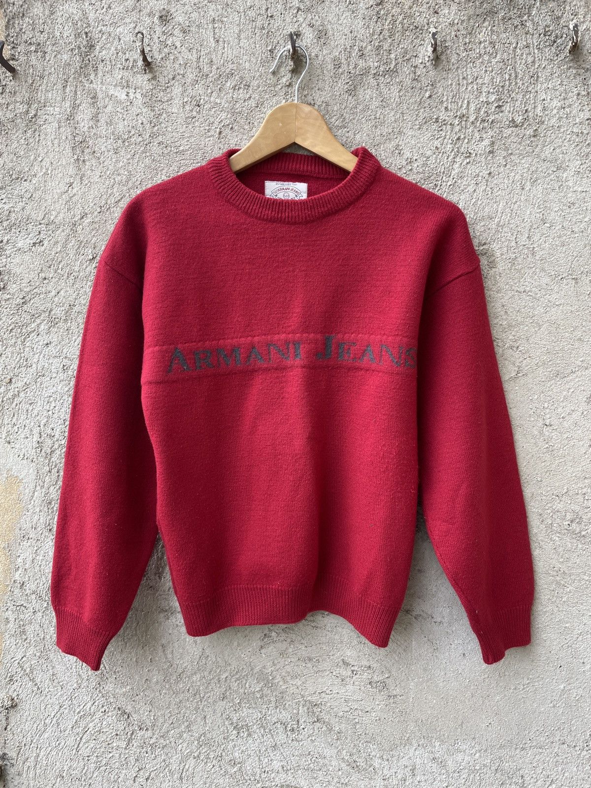トップス EMPORIO ARMANI archive knit Armani × Emporio Armani EMPORIO ARMANI ARCHIVE LAYERED KNIT