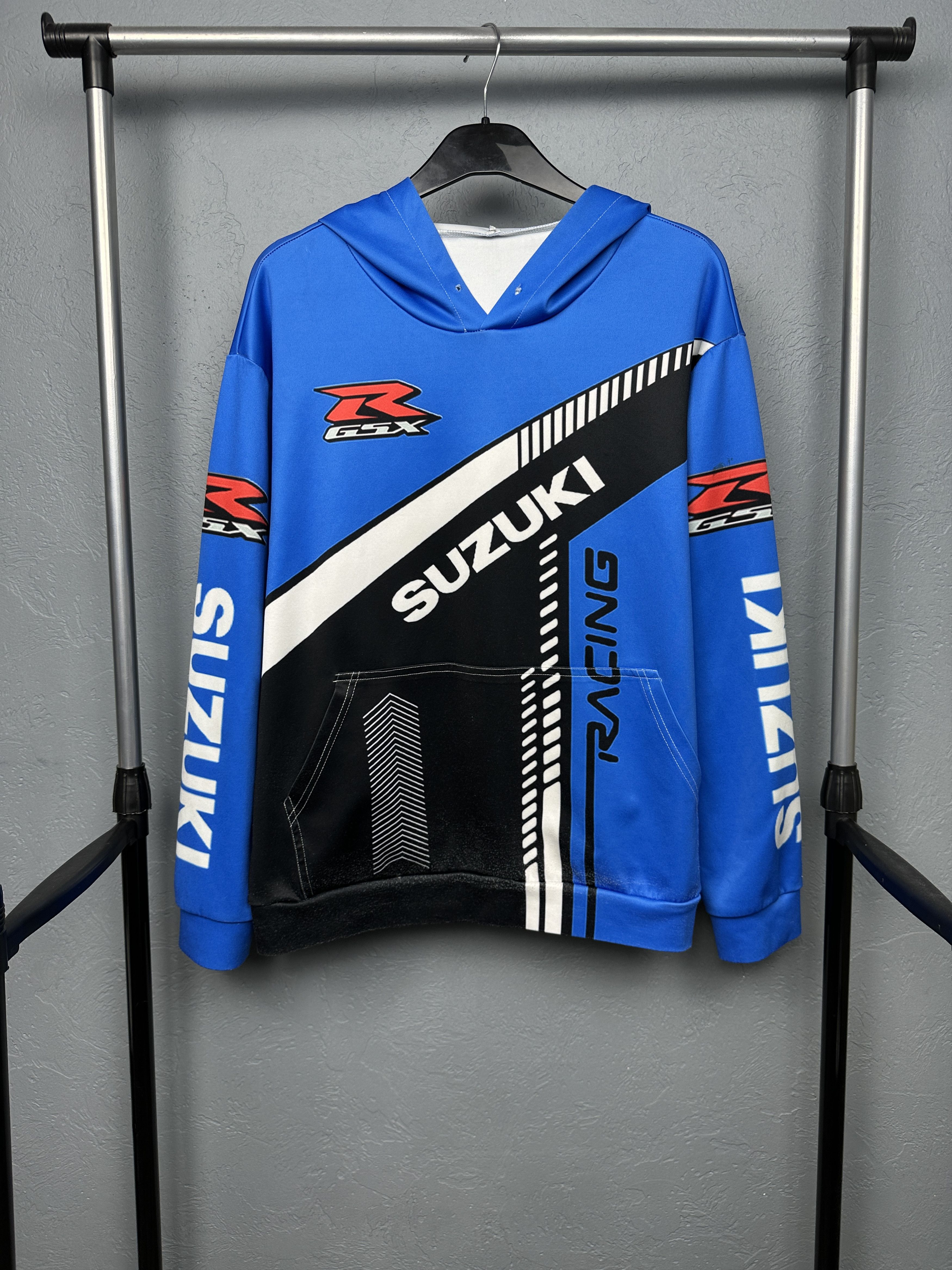Japanese Brand Suzuki Racing Team Mens Hoodie Size US XXL / EU 58 / 5 - 1 Thumbnail