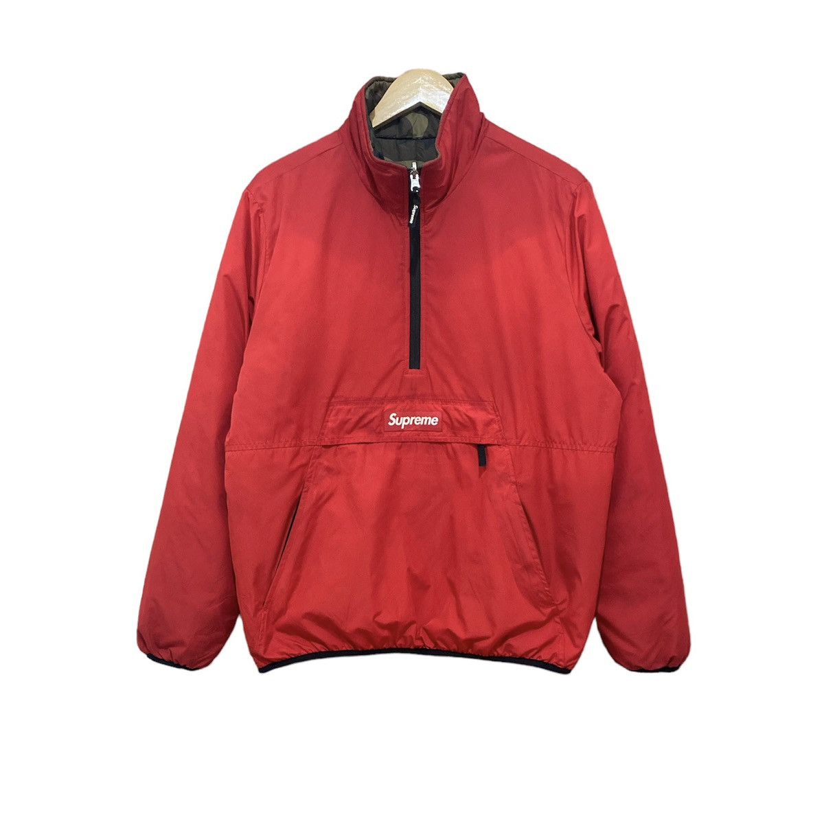 Reflective Piping Pullover Red Men's - FW24 - US Supreme
