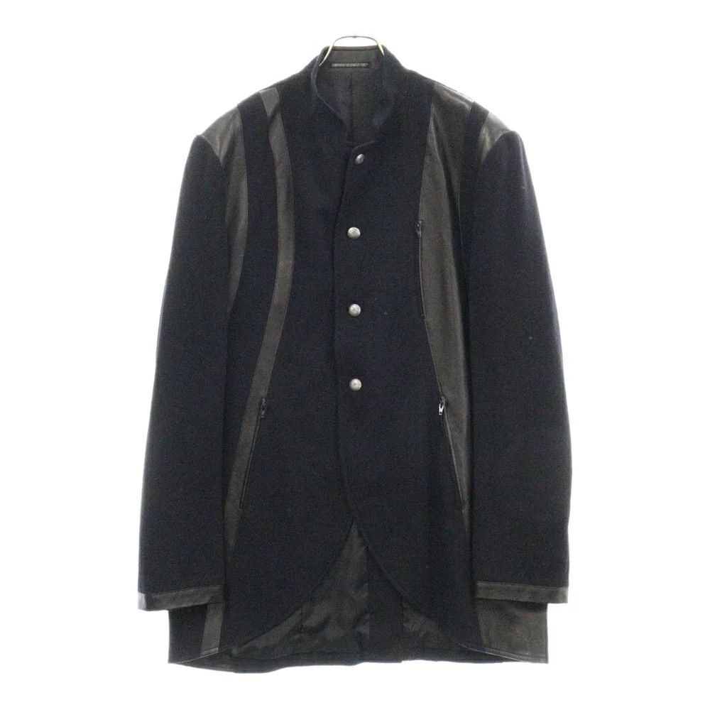 Yohji Yamamoto Yohji Yamamoto POUR HOMME 05AW Lamb leather long coat Size US L / EU 52-54 / 3 - 1 Thumbnail