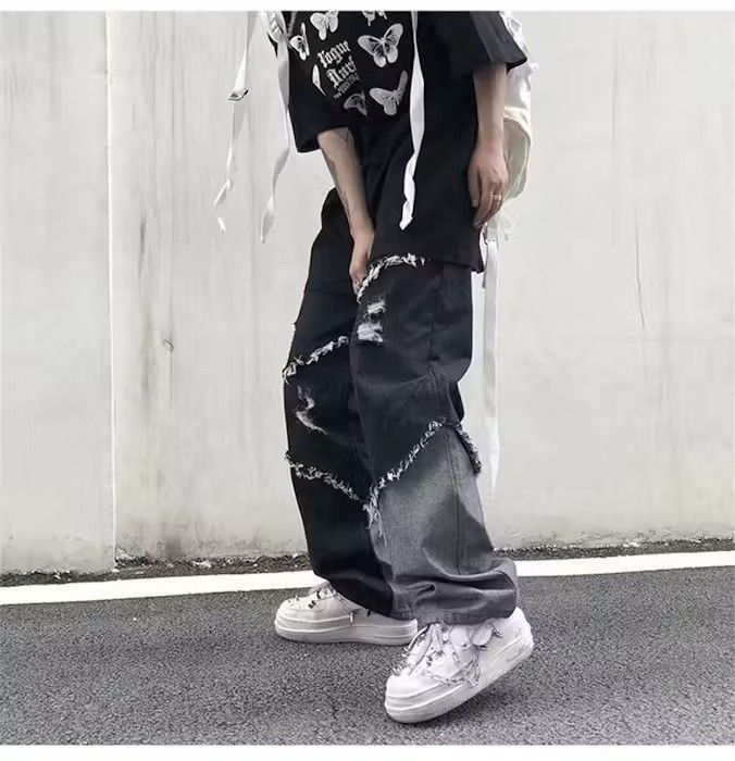 Japanese Brand Casual Vintage Straight Leg KPOP Style Size US 32 / EU 48 - 6 Thumbnail
