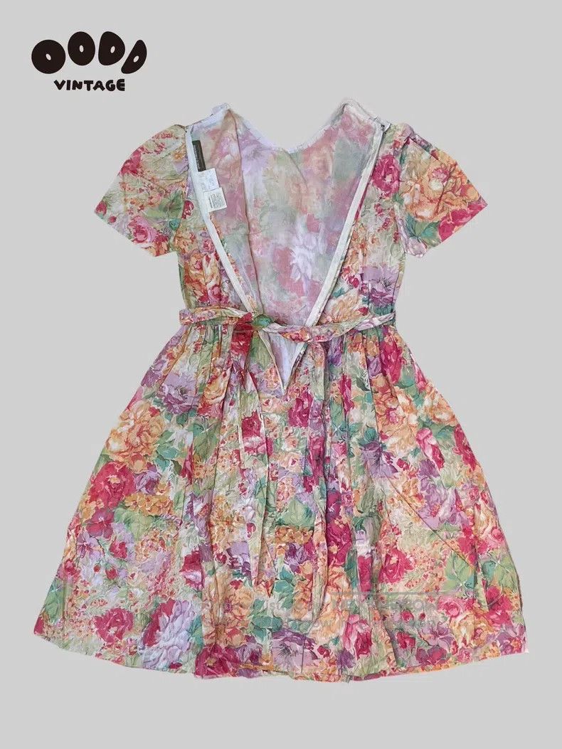 Paco Rabanne Paco Rabanne Floral short-sleeve maid-style dress Size S / US 4 / IT 40 - 3 Thumbnail