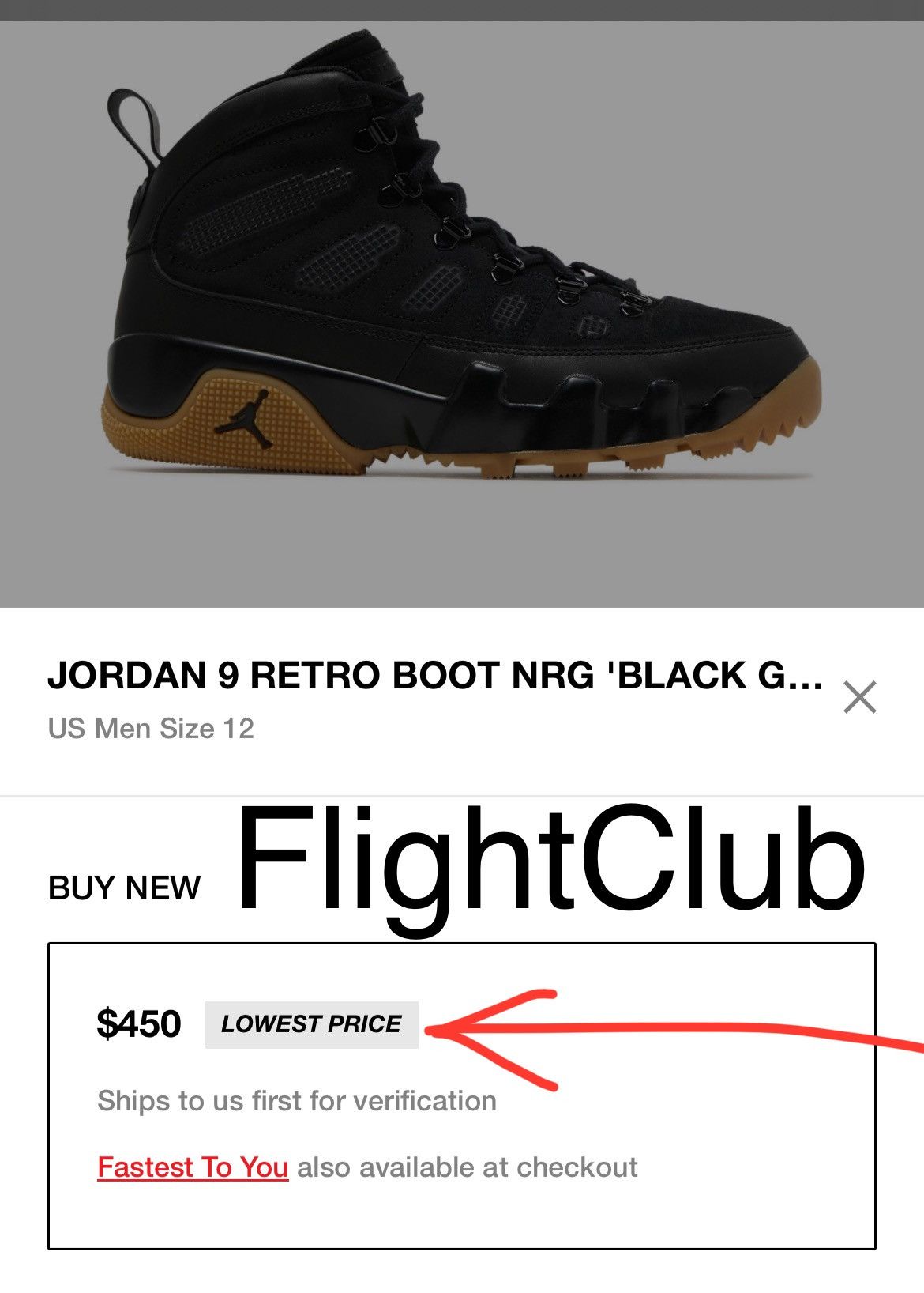 Jordan Brand jordan 9 boot NRG Size US 12 / EU 45 - 9 Thumbnail