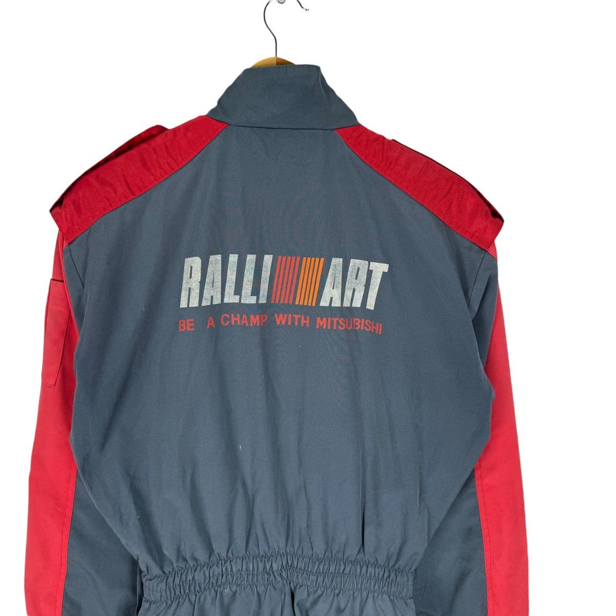 Mizuno 🌟MITSUBISHI RALLY ART MUGEN OVERALL JUMPSUIT Size US 30 / EU 46 - 8 Thumbnail