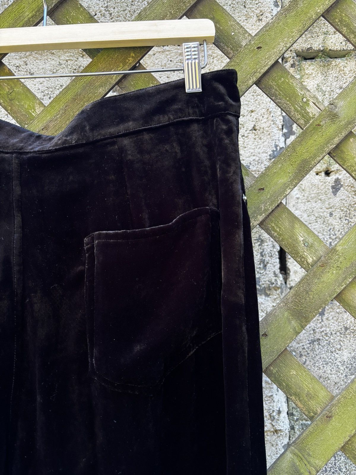 Rick Owens Rick Owens SS22 Strobe Velour Bolan Bootcut Pants Size US 32 / EU 48 - 8 Thumbnail