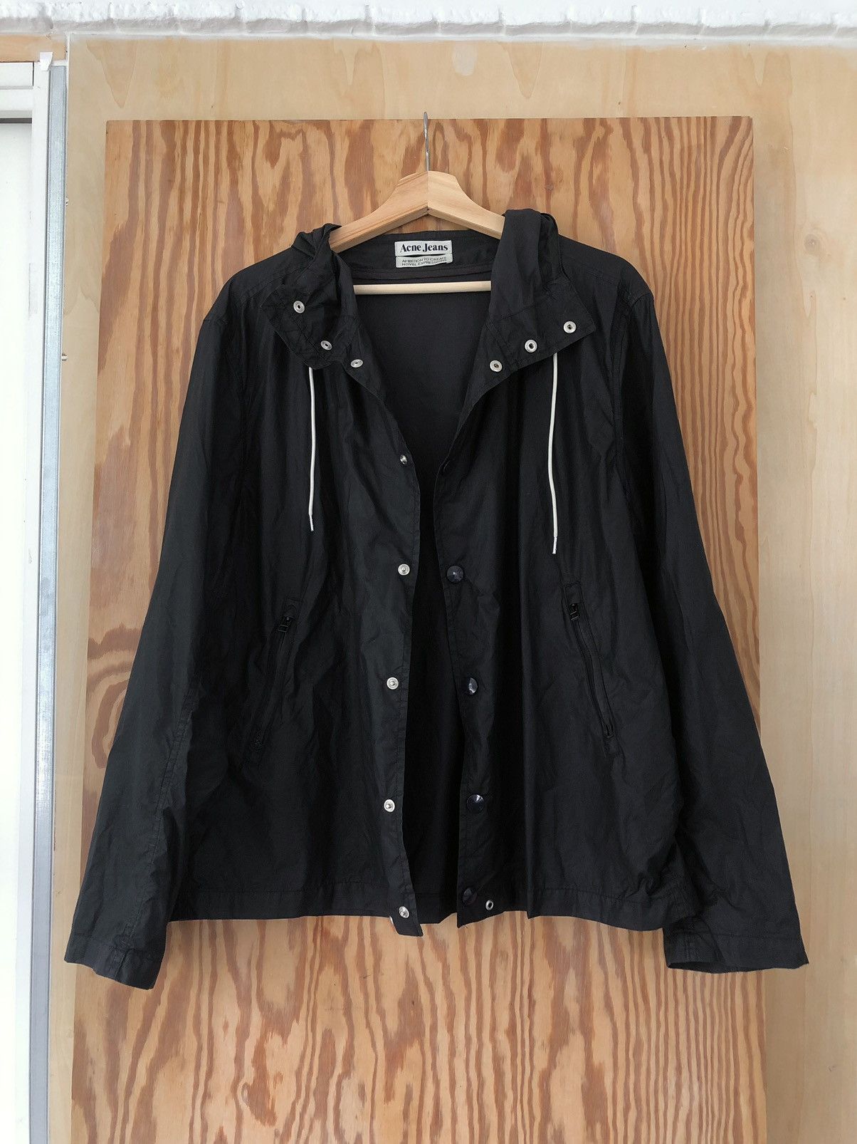 Acne Studios Acne Jeans «Monsoon» SS08 windbreaker jacket Size US L / EU 52-54 / 3 - 1 Thumbnail