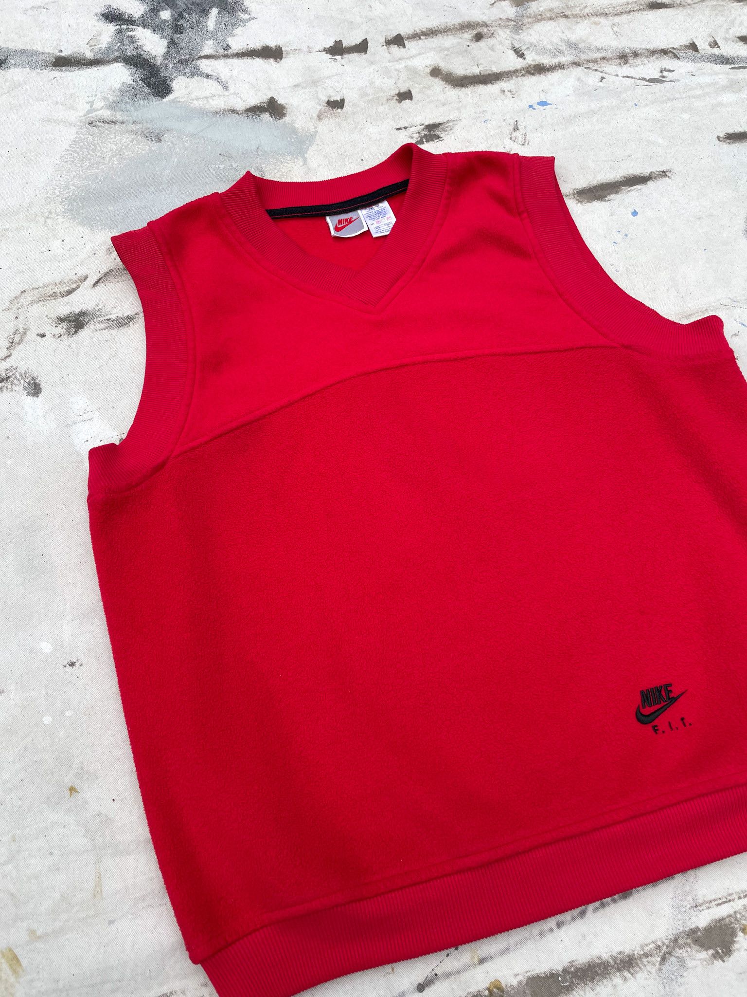 Nike × Vintage Vintage Nike Fit Sweater Vest- 1980s Size US L / EU 52-54 / 3 - 3 Thumbnail
