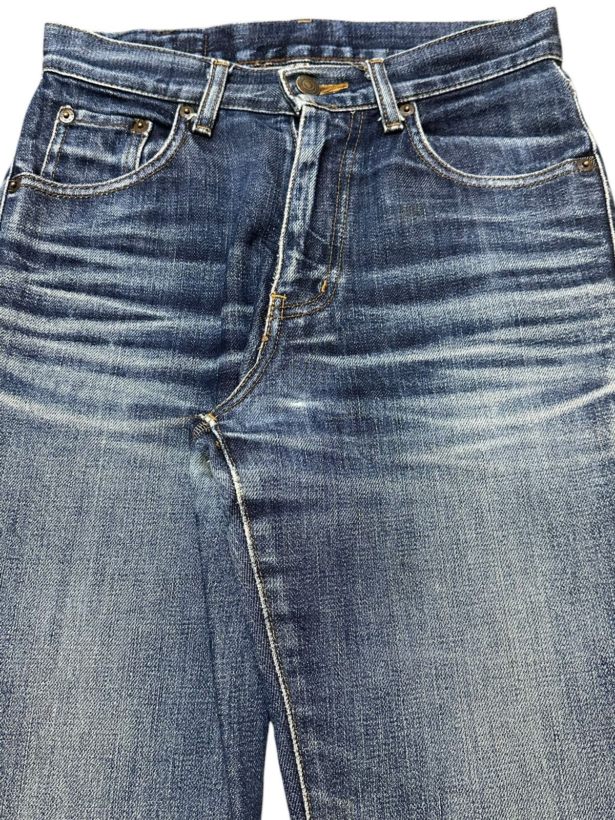 Edwin Vintage Edwin Blue Faded Wash Style Bootcut Jeans Size 27" / US 4 / IT 40 - 4 Thumbnail