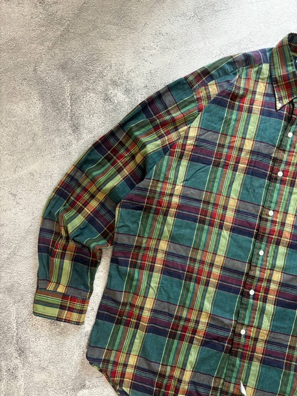 Polo Ralph Lauren × Vintage Polo Ralph Lauren futuristic vintage Distressed shirt Size US XL / EU 56 / 4 - 3 Thumbnail
