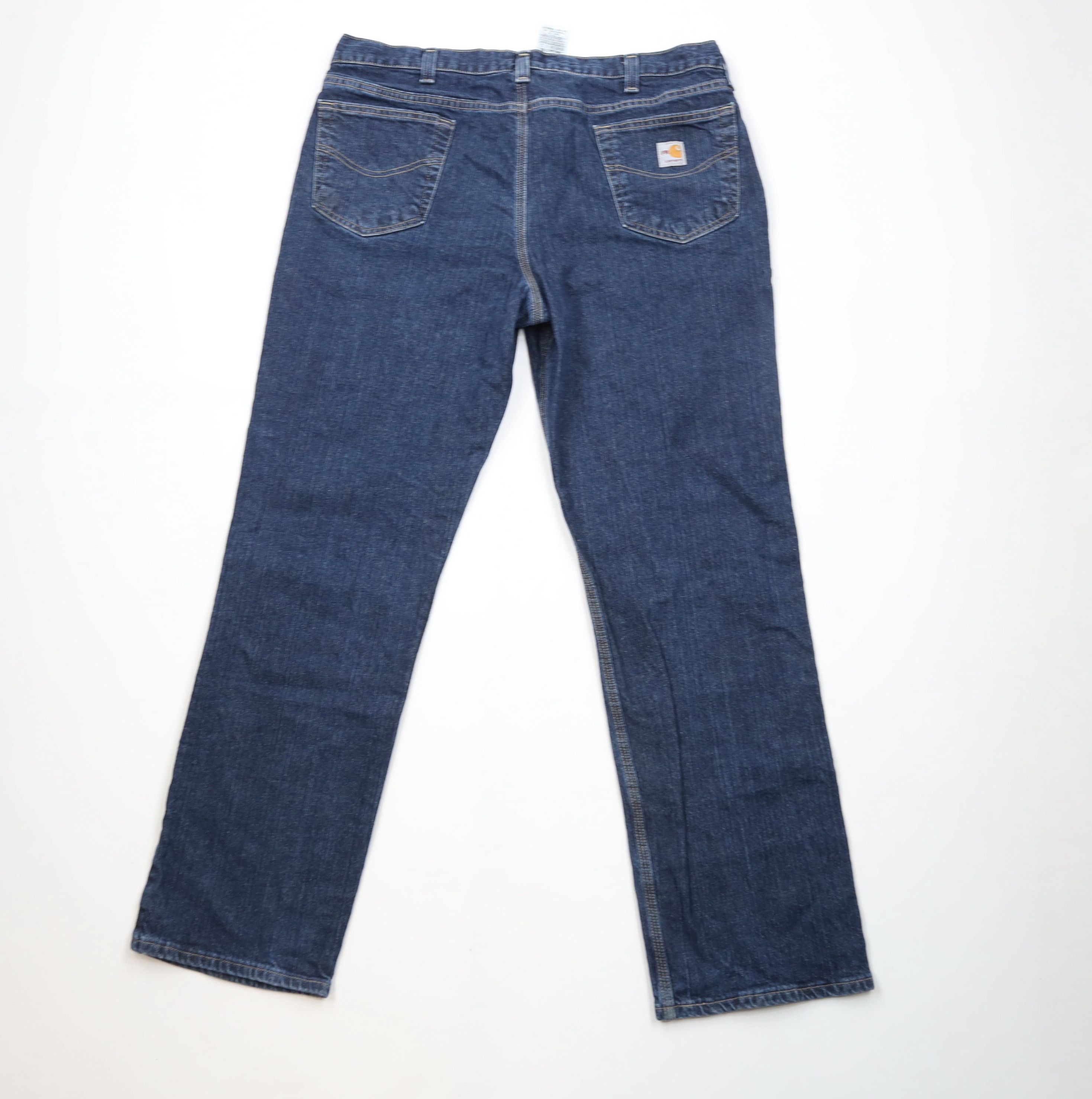 Carhartt × Vintage Vintage Y2K Carhartt FR Flame Resistant Wide Leg Denim Jeans Size US 38 / EU 54 - 10 Thumbnail