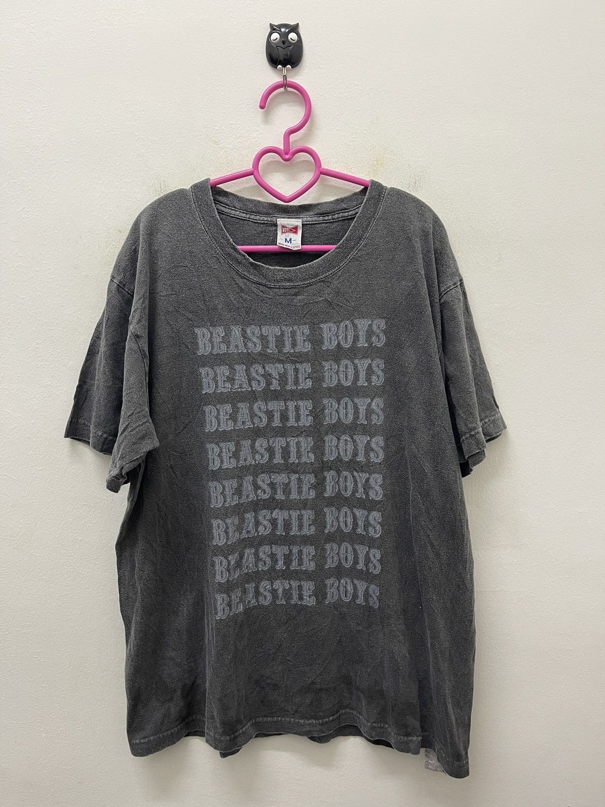 image of Band Tees x Rock T Shirt Beastie Boys Good Rock Speed Rock Japan Thrashed in Black (Size Medium)