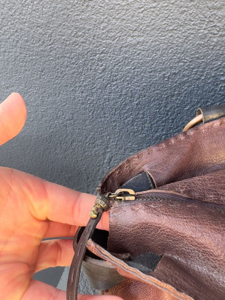 HENRY BEGUELIN × Vintage Henry Beguelin Handbag Purse Brown Leather Size ONE SIZE - 8 Thumbnail