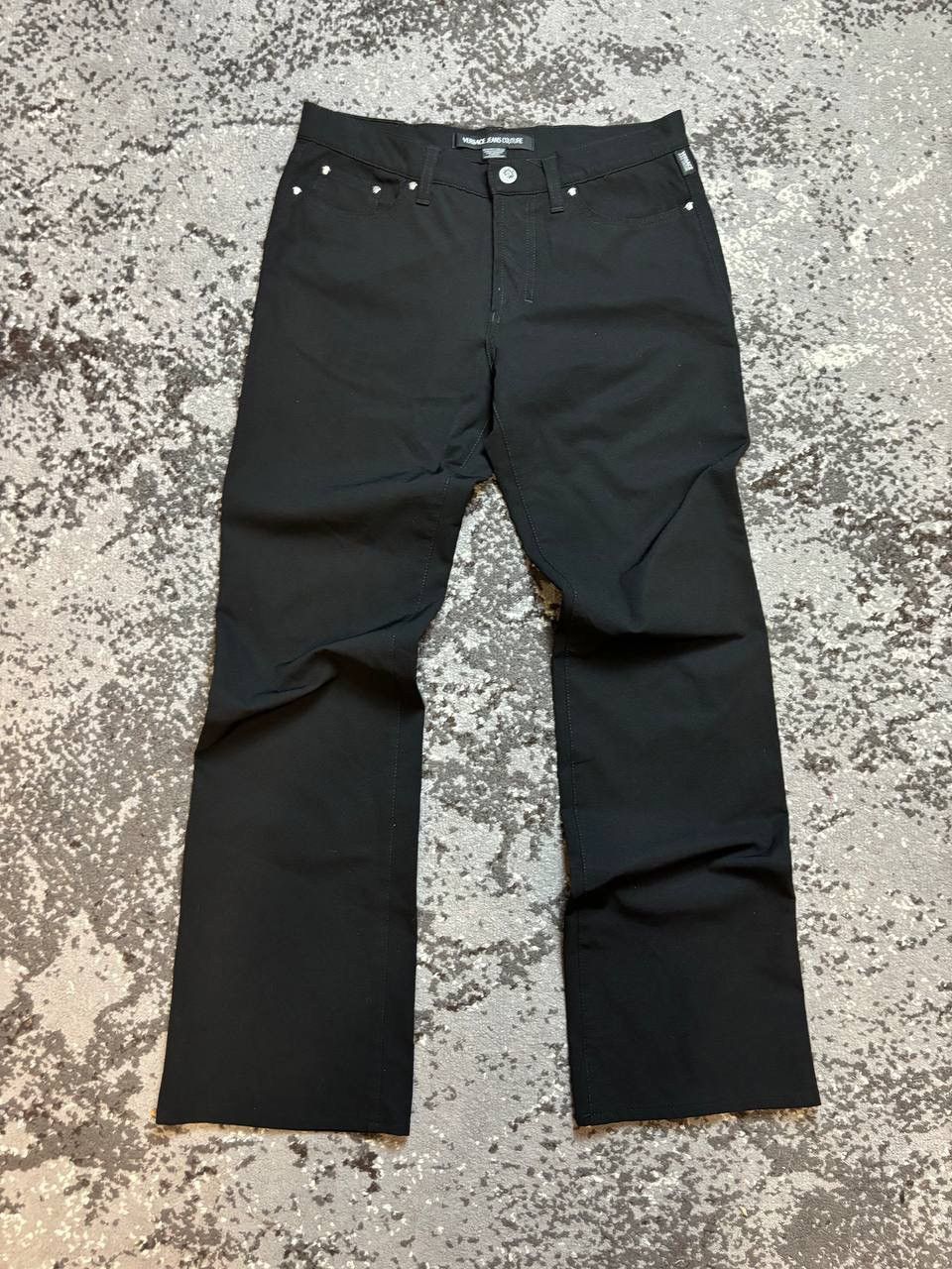 Versace × Versace Jeans Couture × Vintage Vintage Y2K Jeans Couture Stretch Opium Shade Pants Size US 28 / EU 44 - 1 Thumbnail