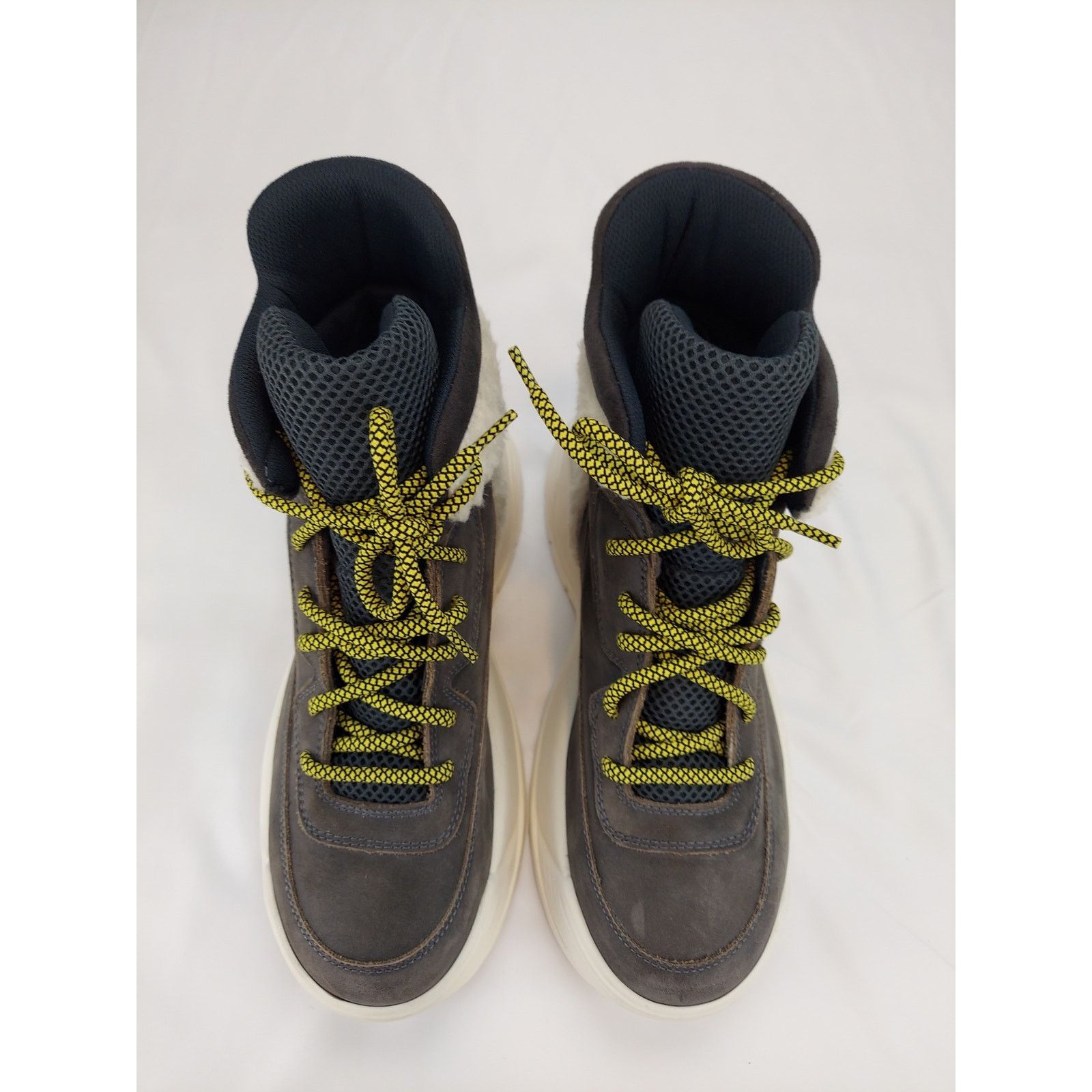 Free People Free People Luca Hikers Faux Fur Gray Wedge Suede Boot 9 NEW Size US 9 / IT 39 - 3 Thumbnail