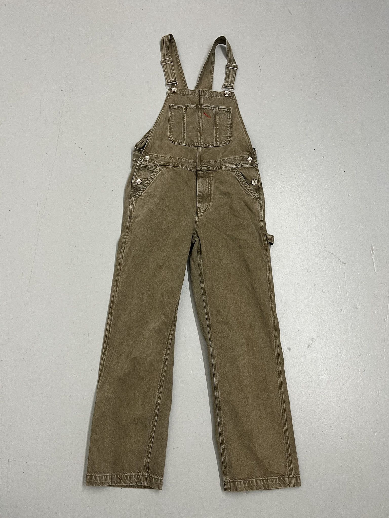 Carhartt × Vintage Vintage Brown Denim Overalls Size 36x30 Size US 36 / EU 52 - 1 Thumbnail