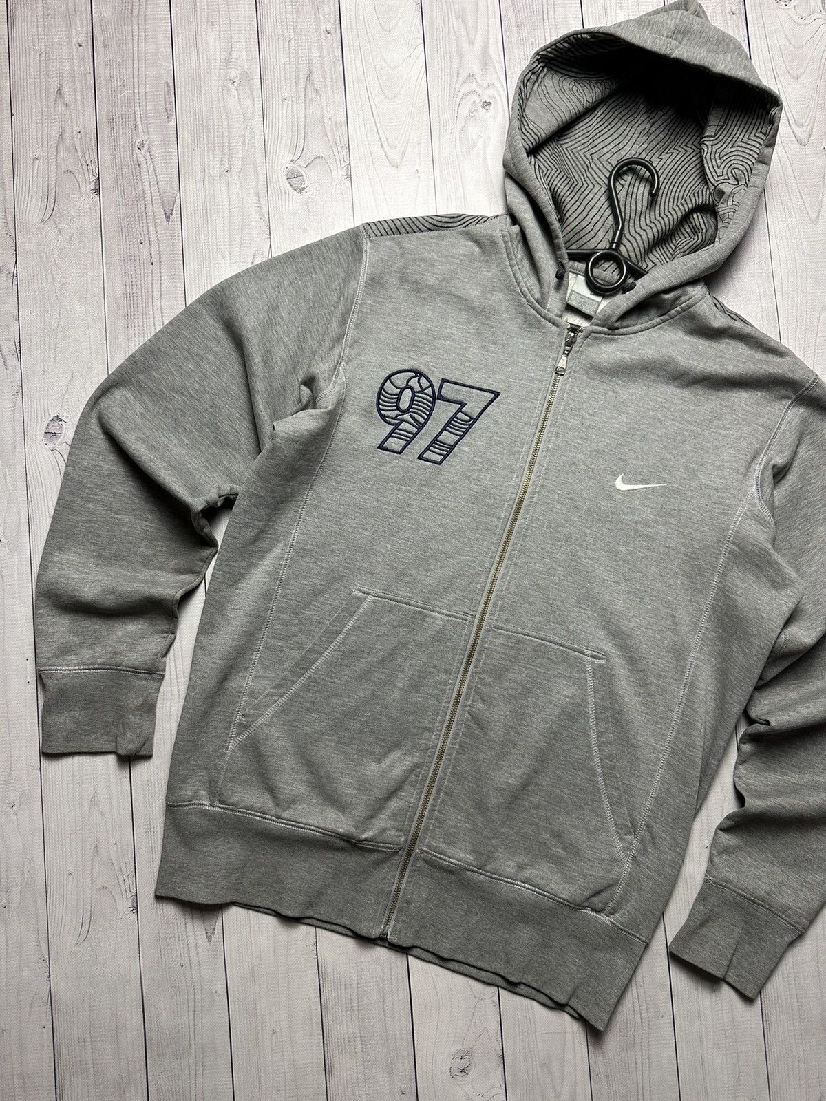 Nike × Vintage Vintage Nike Air max 97 sneakers size L zip hoodie rare Size US L / EU 52-54 / 3 - 5 Thumbnail