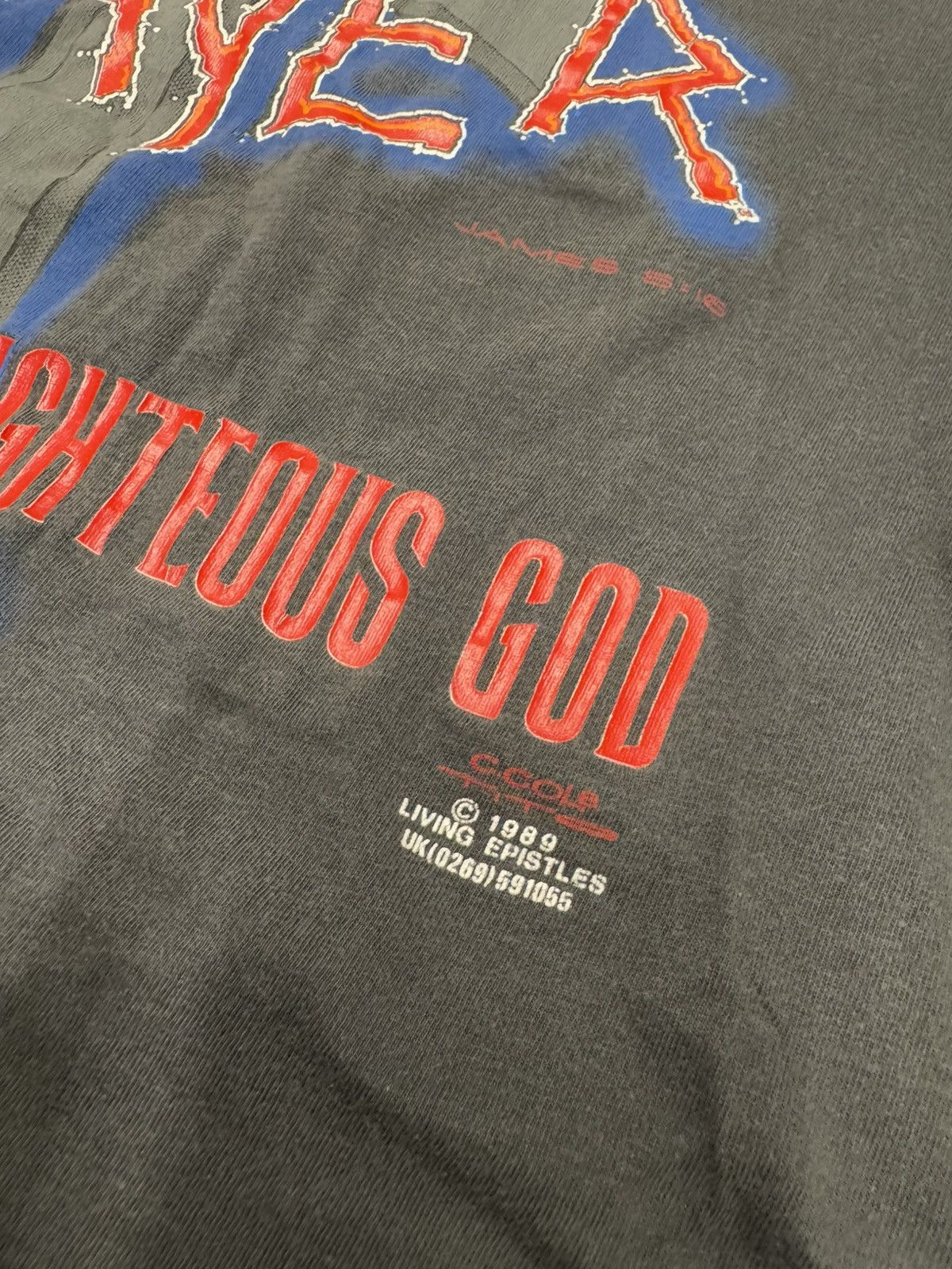 Other Megalife Vintage 1989 Jesus Prayer Metal Tee Size US XL / EU 56 / 4 - 3 Thumbnail