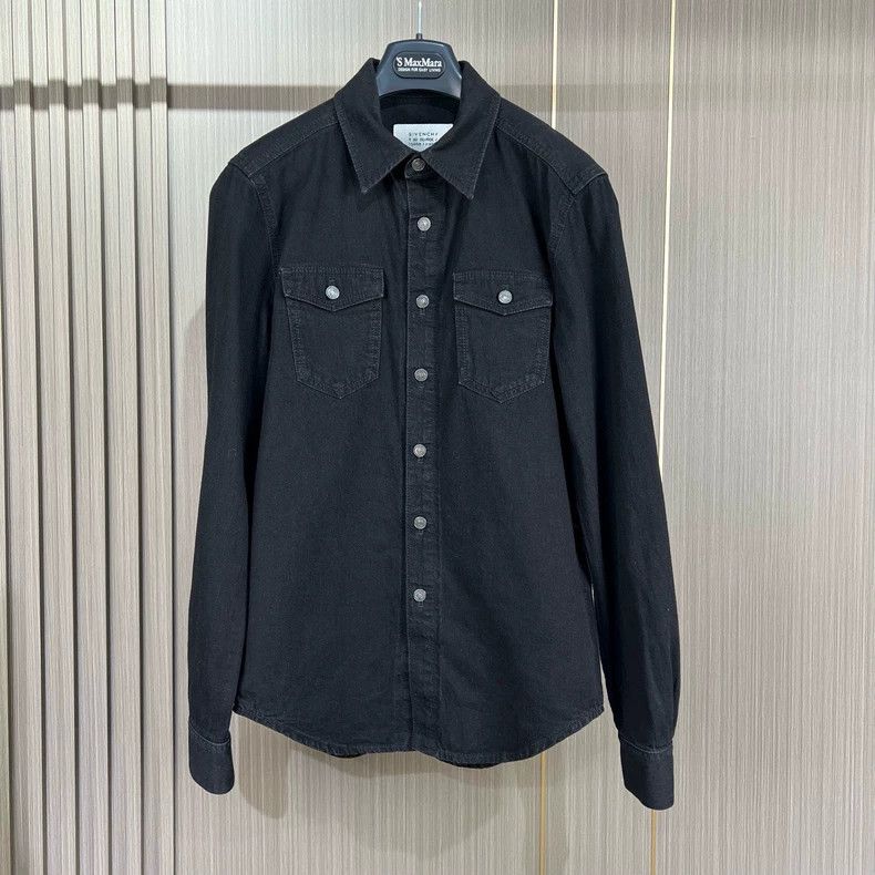Givenchy Givenchy Rainbow Embroidered Letter Denim Shirt 2506-Nextar Size US XS / EU 42 / 0 - 1 Thumbnail