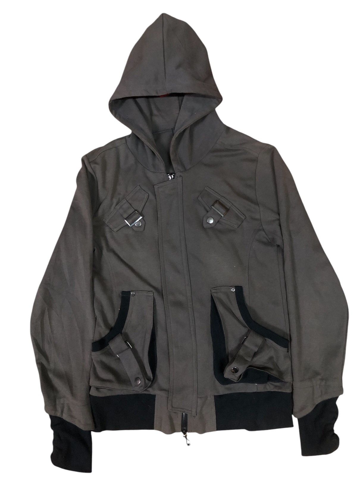Japanese Brand Berning Sho Black Label Bondage Parkas Jacket Size US S / EU 44-46 / 1 - 1 Thumbnail