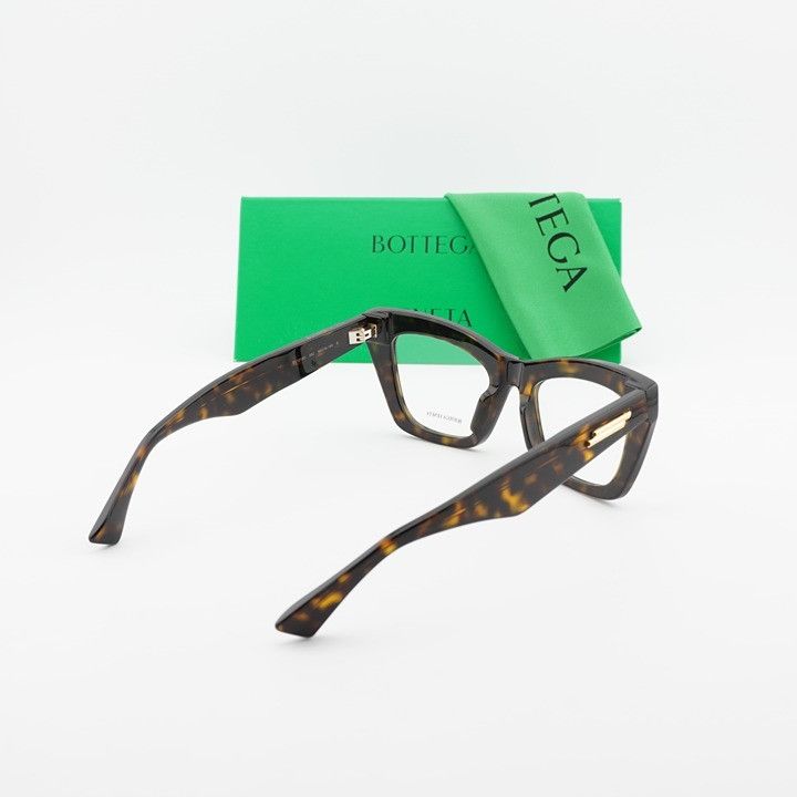 Bottega Veneta Bottega Veneta BV1215O 002 Eyeglasses Havana 50mm Cat Eye Size ONE SIZE - 10 Thumbnail