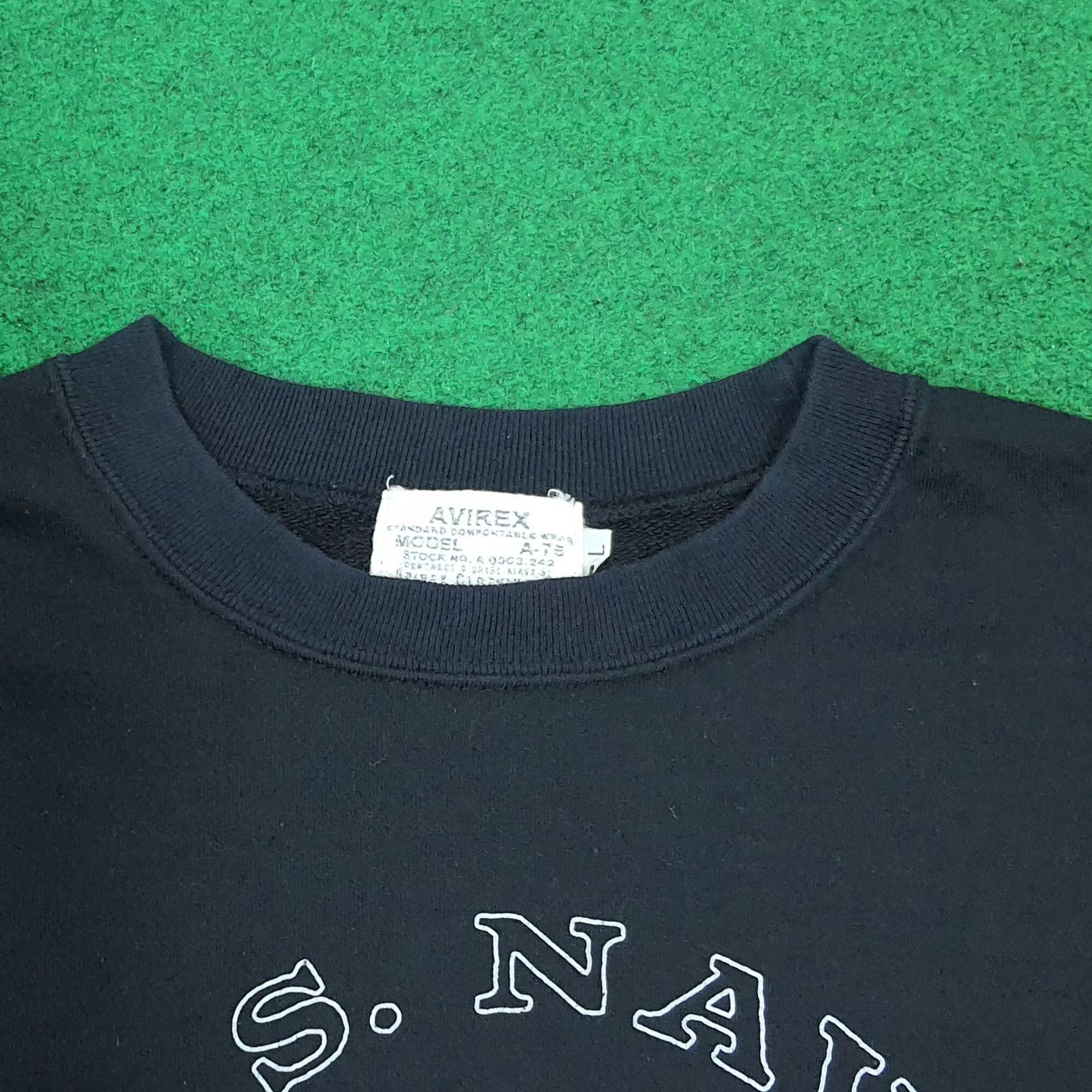 Avirex Vintage 90s Avirex US Navy Sweatshirt C277N7 Size US M / EU 48-50 / 2 - 4 Thumbnail