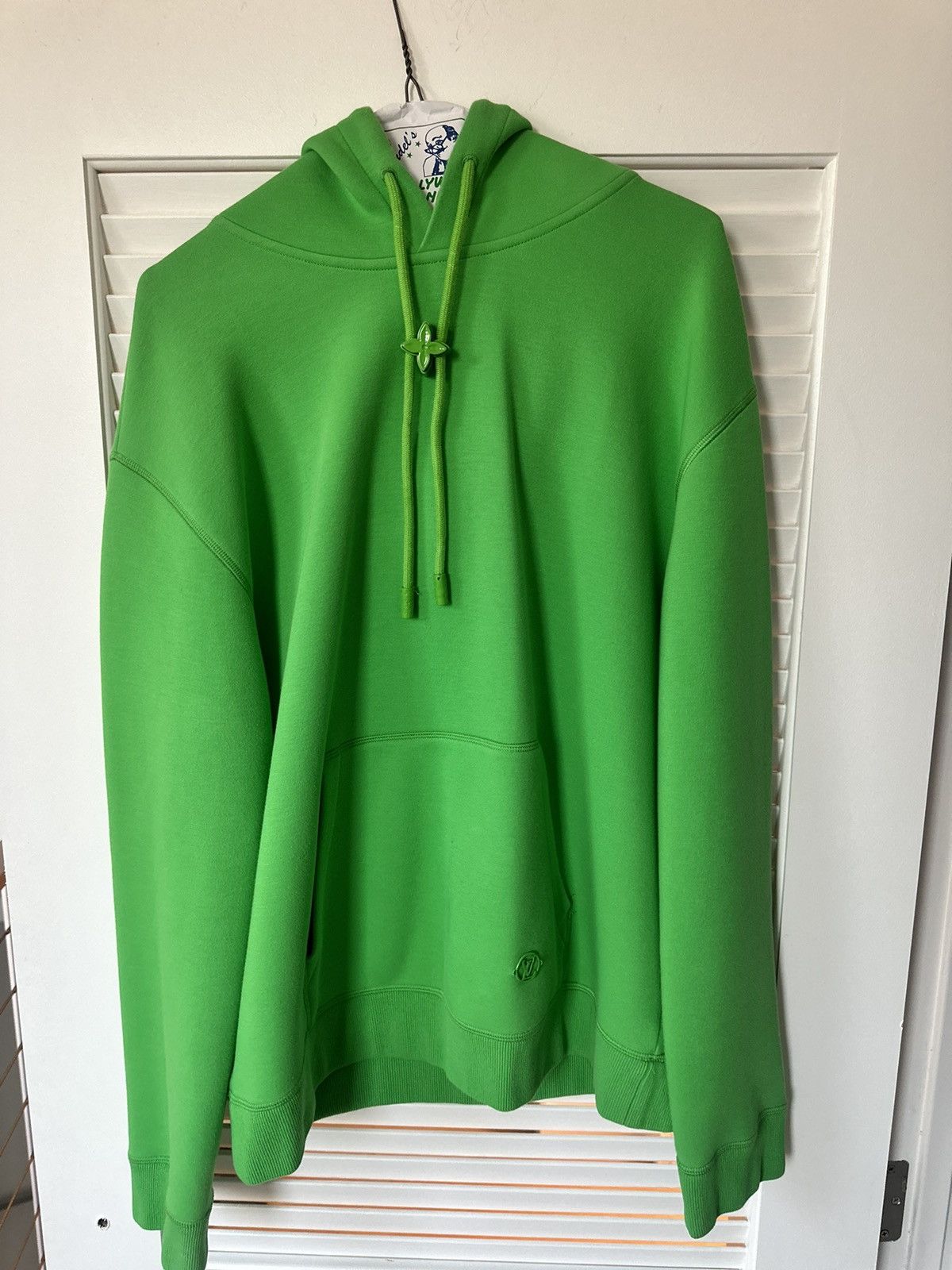 Louis Vuitton LV x Virgil Abloh Monogram Flower Opal Green Hoodie Size US XL / EU 56 / 4 - 2 Thumbnail
