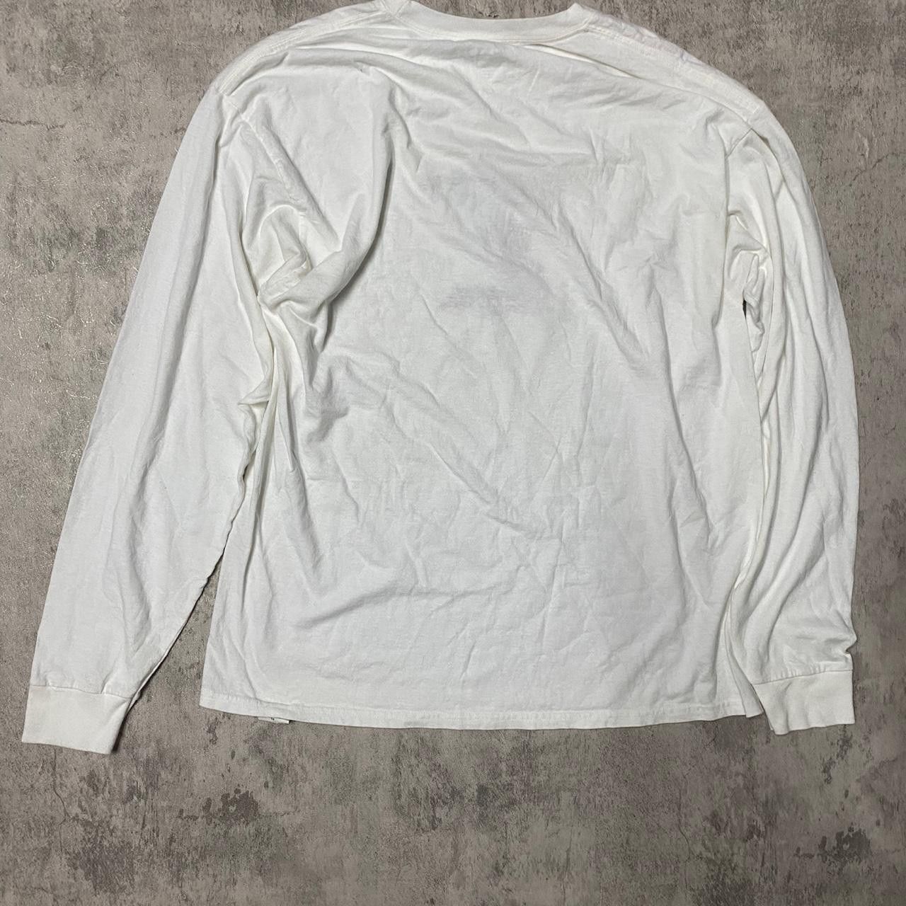 Champion White Champion long sleeve shirt with "worst" Size US XL / EU 56 / 4 - 5 Thumbnail
