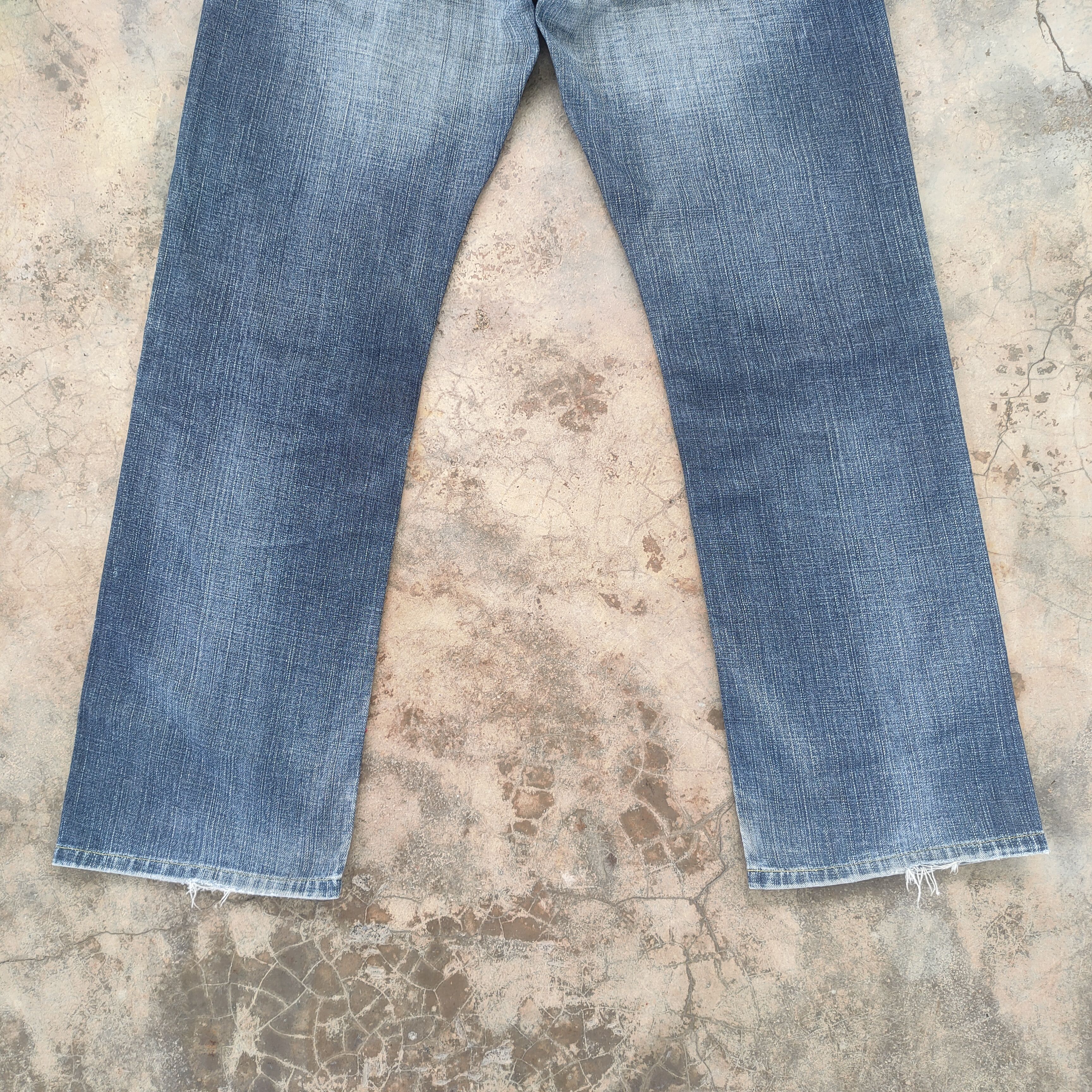 Edwin W32 VINTAGE EDWIN 503 FADED DISTRESSED DENIM JEAN PANTS Size US 32 / EU 48 - 10 Thumbnail