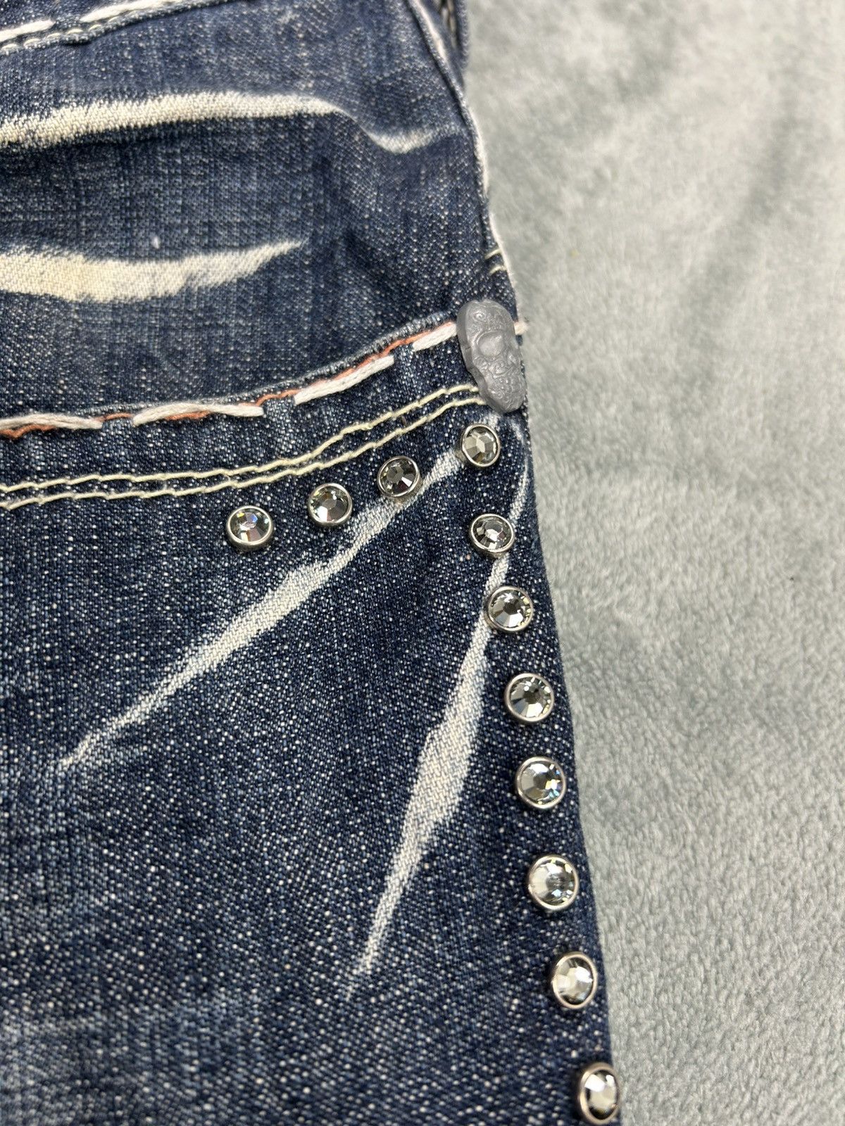 True Religion Vintage 00’s Laguna Beach Jeans co Flared Jeans Size US 31 - 5 Thumbnail