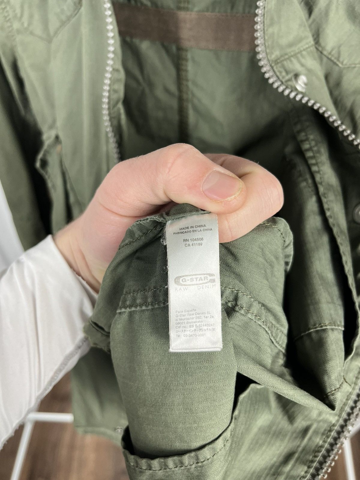 G-Star G Star RAW Green Military Hooded Jacket Zip Up Size S Size US S / EU 44-46 / 1 - 11 Thumbnail