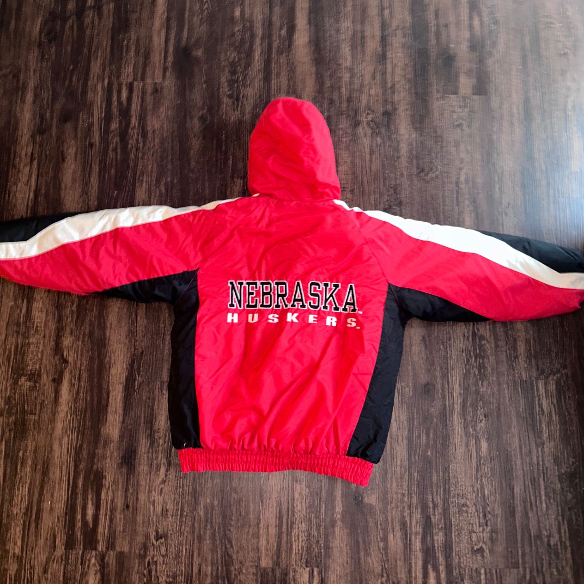 Logo 7 Vintage Nebraska Puffer Jacket Size US M / EU 48-50 / 2 - 4 Thumbnail