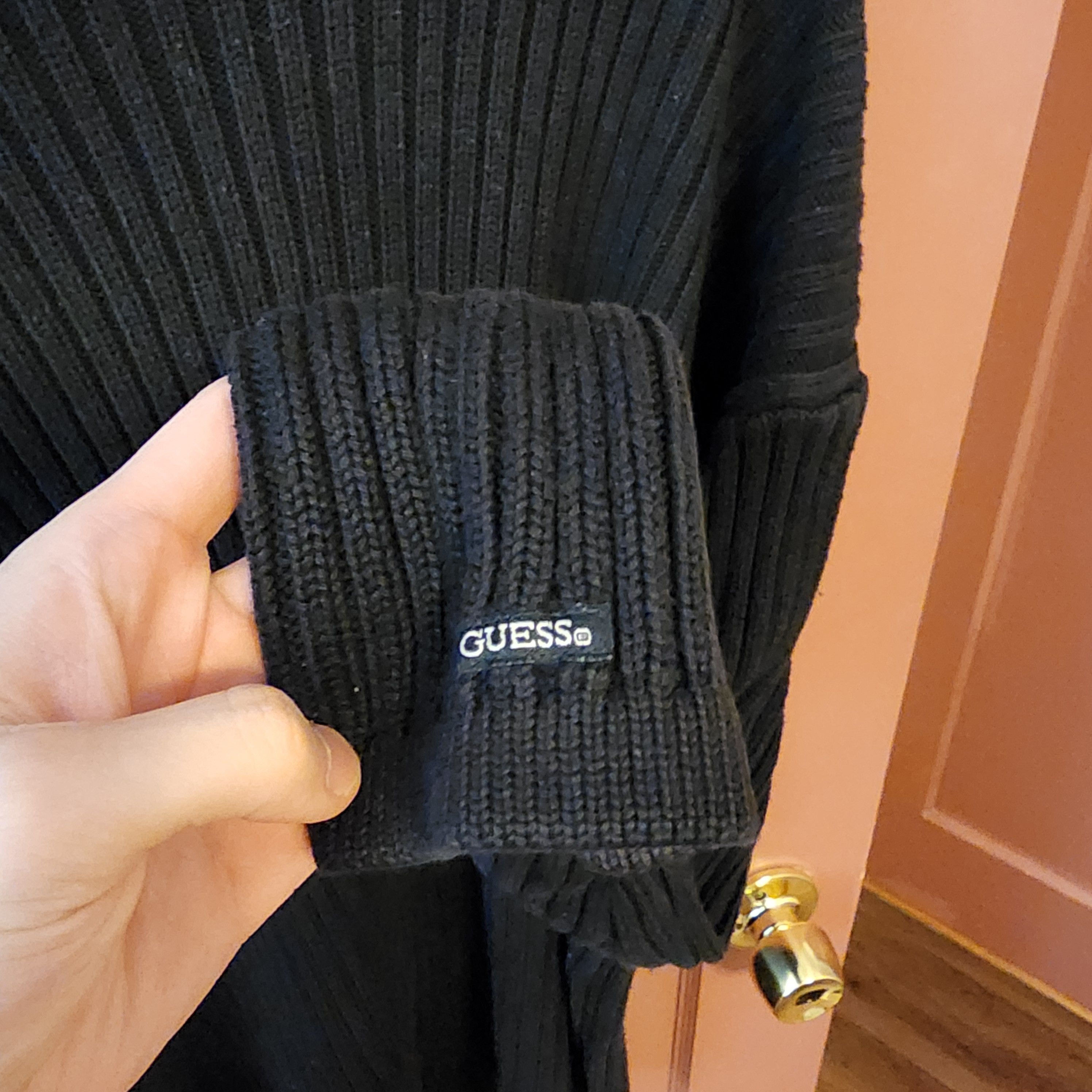 Guess Guess Black Oversize Jumper Size US L / EU 52-54 / 3 - 2 Thumbnail
