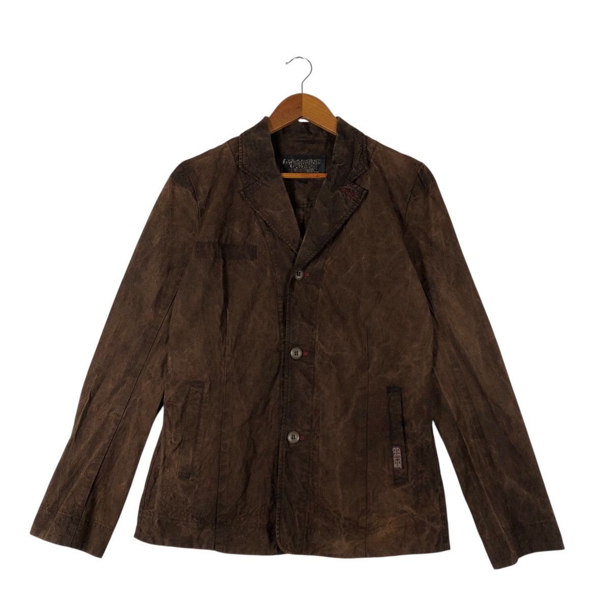 Japanese Brand × Vintage GOKURAKUCHO Culture Patina Look Blazer Jacket Size US M / EU 48-50 / 2 - 1 Thumbnail
