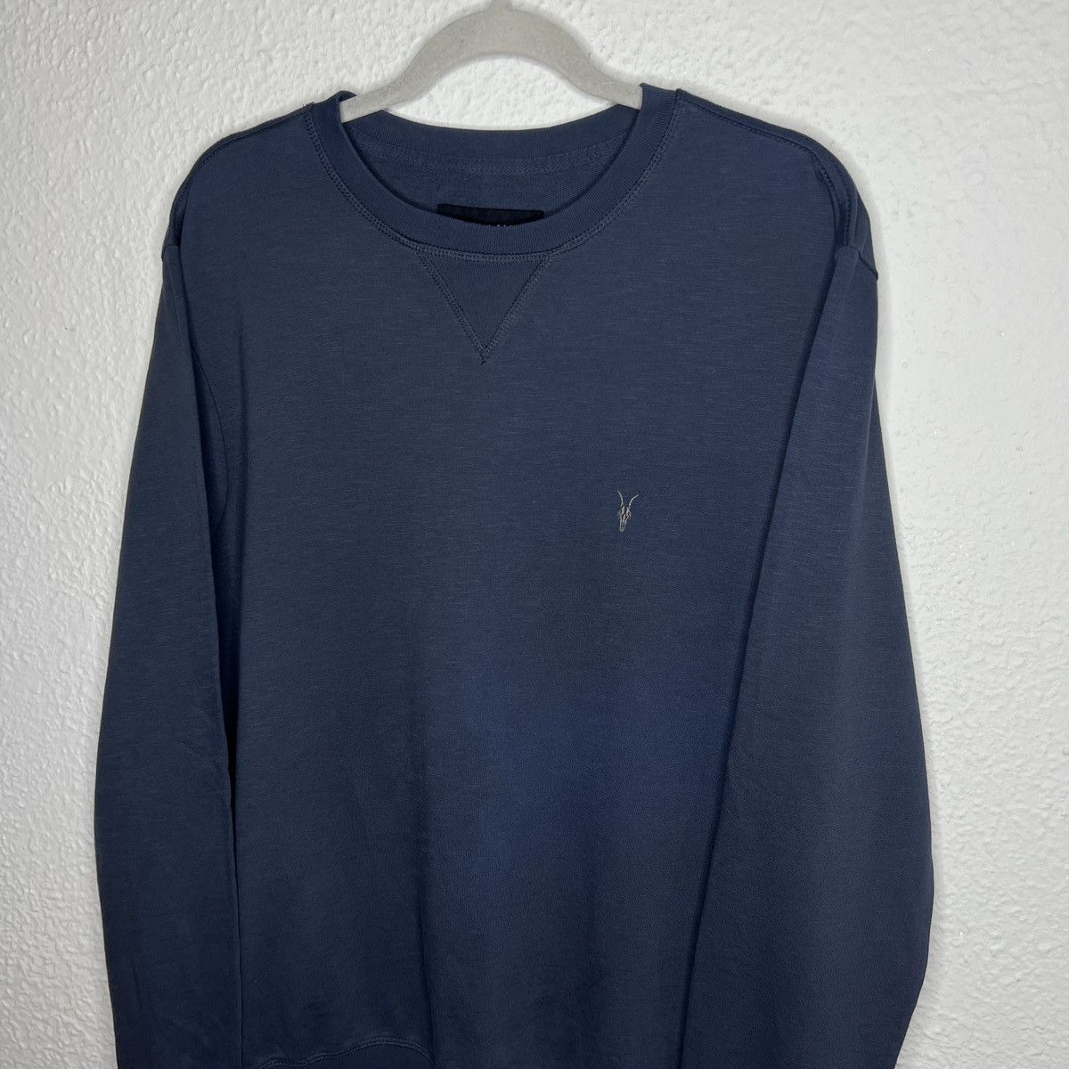 Allsaints Allsaints Sweatshirt Navy Crewneck Logo Size US M / EU 48-50 / 2 - 3 Thumbnail