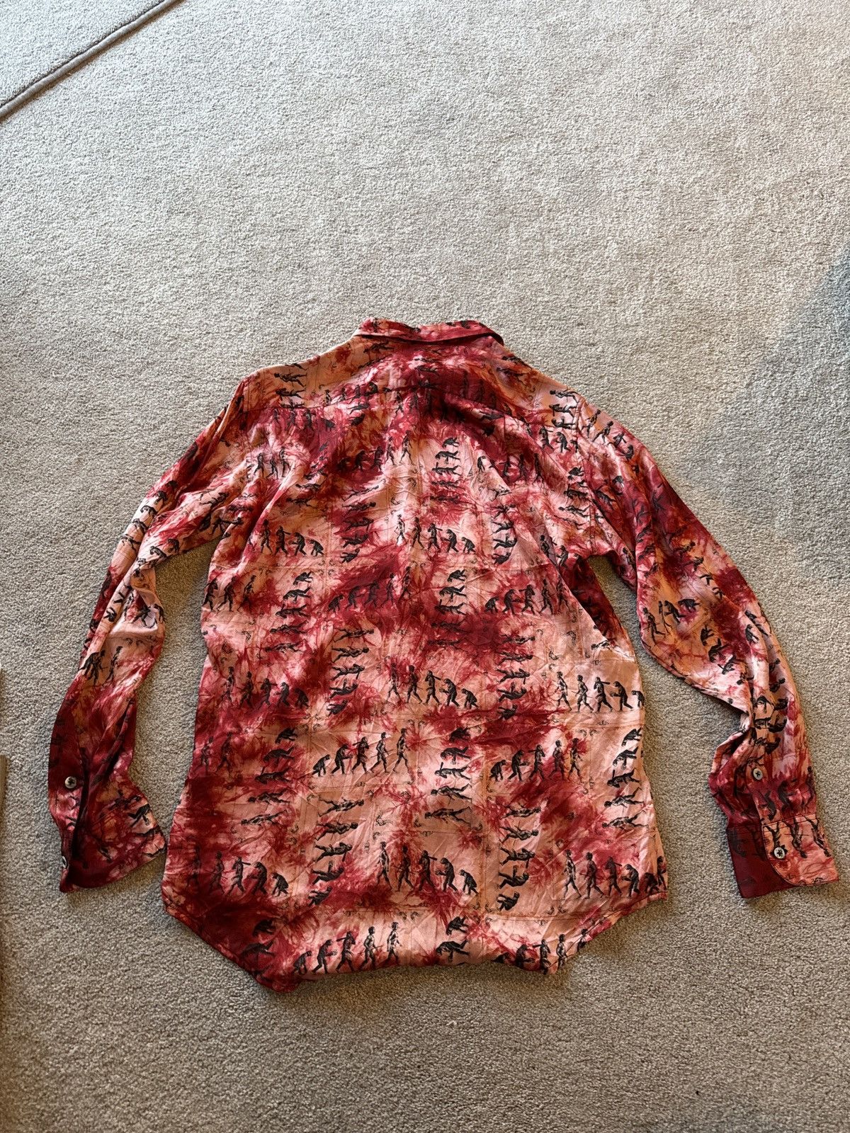 Geoffrey B. Small Accident dye silk shirt Size US M / EU 48-50 / 2 - 1 Thumbnail