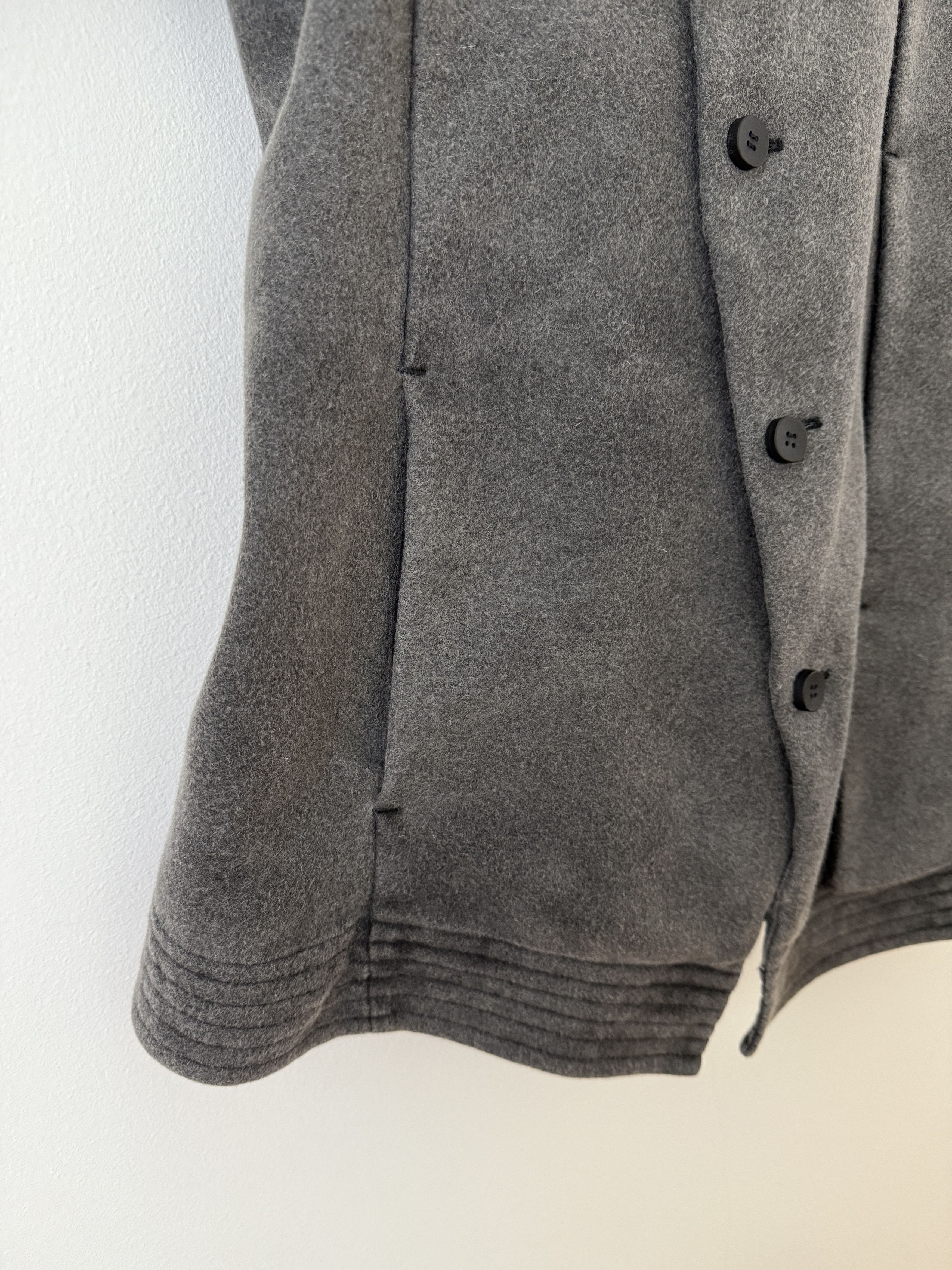 Masnada Wool Asymmetrical Peacoat Size US M / EU 48-50 / 2 - 14 Thumbnail
