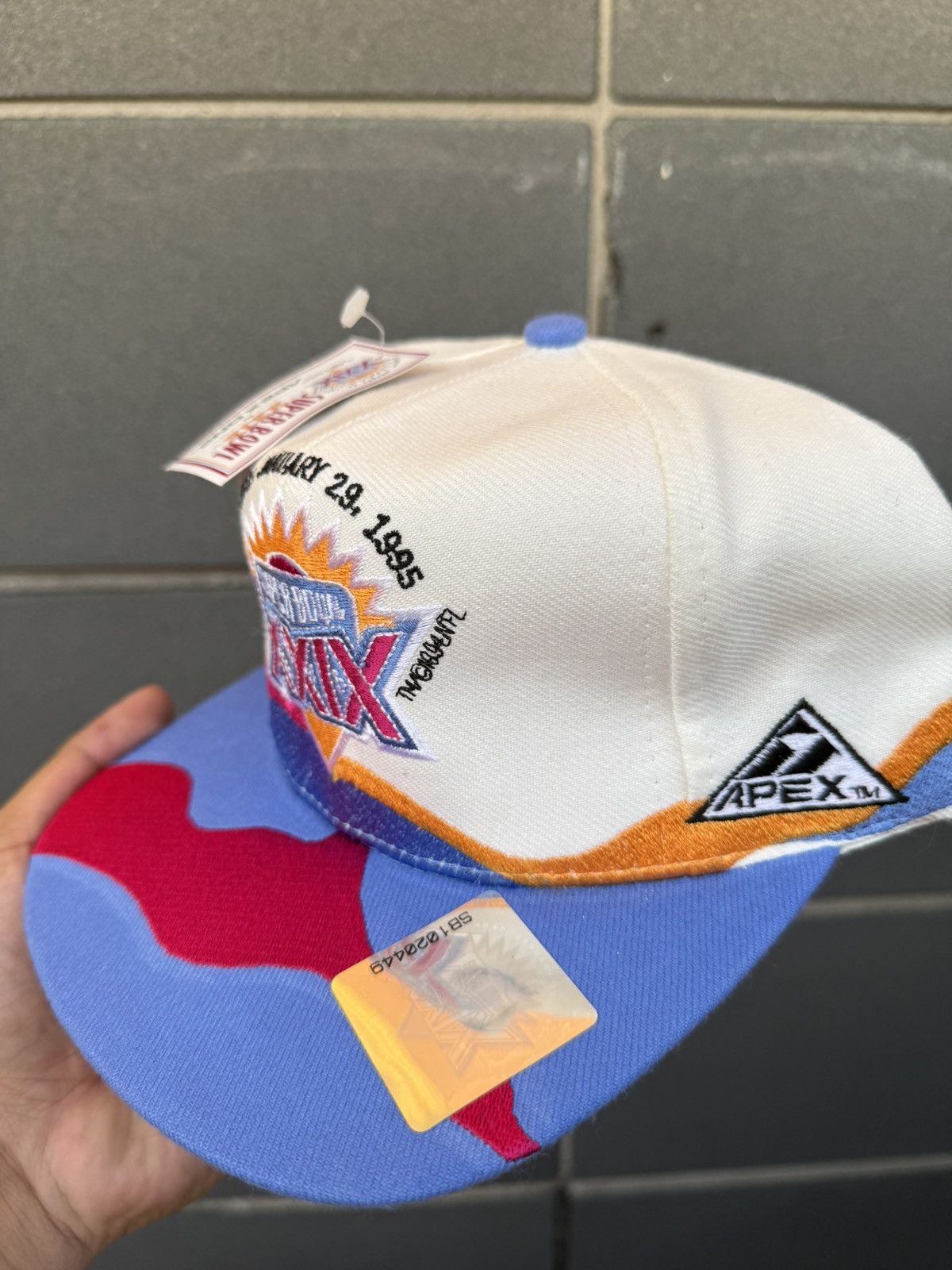 Apex One Vintage super bowl xxix apex one Snapabck hat Size ONE SIZE - 2 Thumbnail